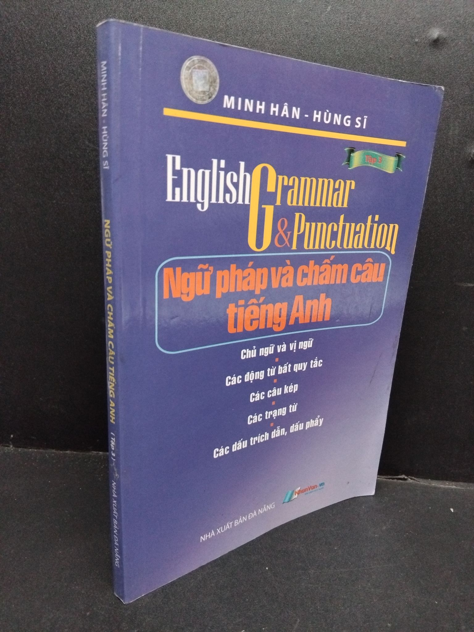 Ngữ pháp và chấm câu tiếng anh tập 3 mới 90% ố nhẹ HCM1906 Minh Hân SÁCH HỌC NGOẠI NGỮ