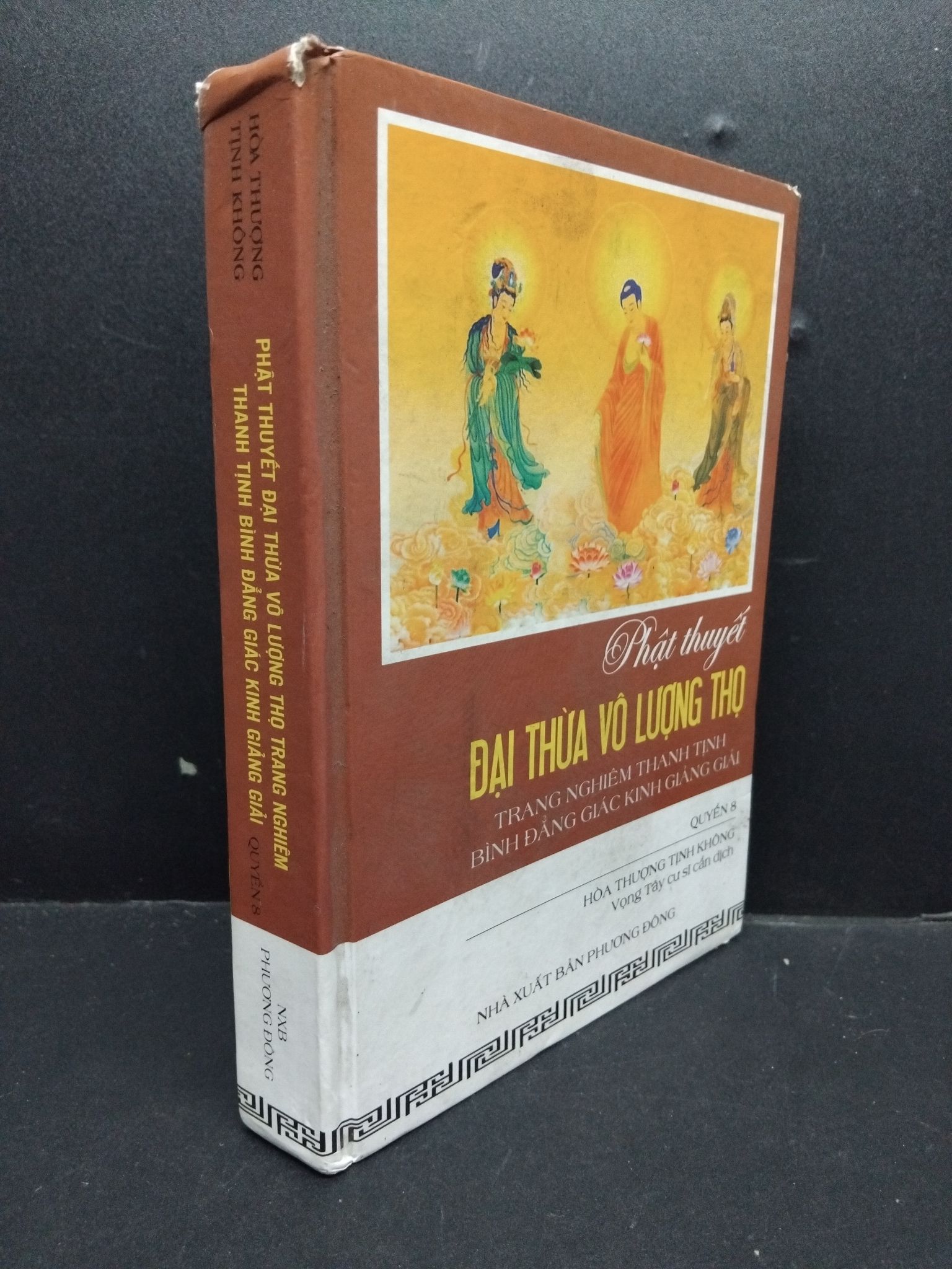 Phật thuyết đại thừa vô lượng thọ trang nghiêm thanh tịnh bình đẳng giác kinh giảng giải quyển 8 bìa cứng mới 70% chóc gáy 2017 HCM1906 Hòa Thượng Tịnh Không SÁCH TÂM LINH - TÔN GIÁO - THIỀN