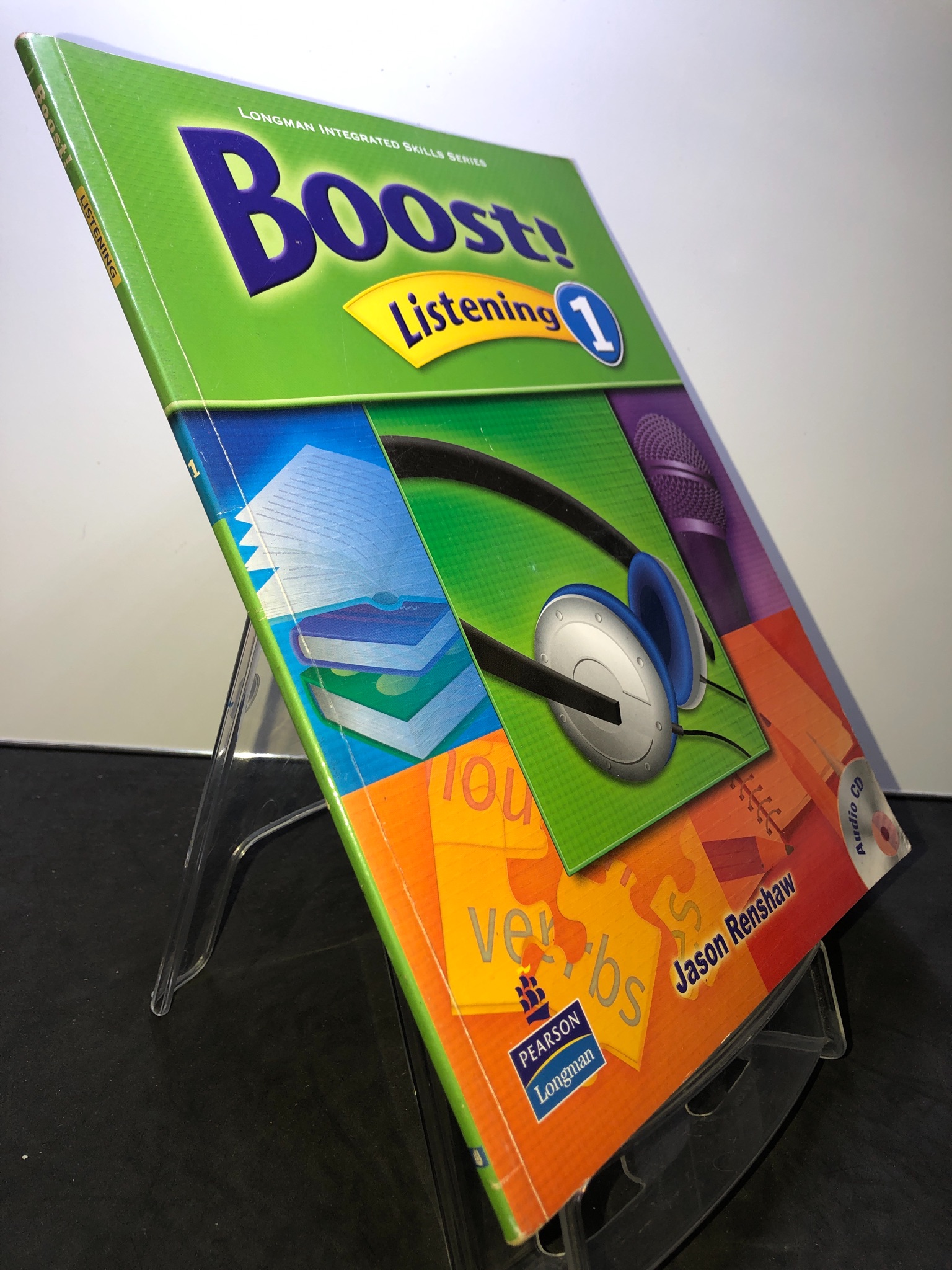 Boost Listening1 Longman mới 85% viết chì kèm CD Jason Renshaw HPB2607 HỌC NGOẠI NGỮ