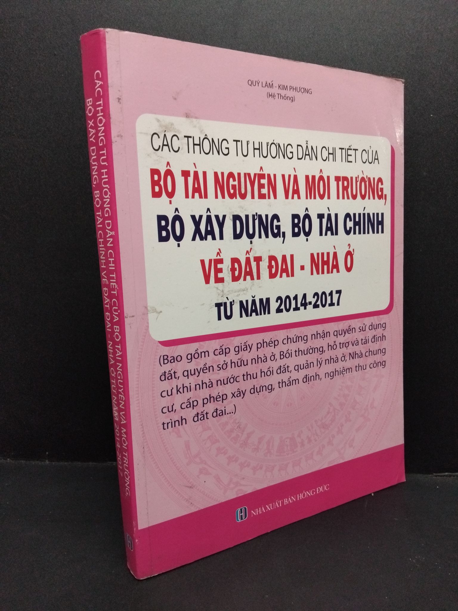 Các thông tư hướng dẫn chi tiết của bộ tài nguyên và môi trường mới 80% bẩn ố nhẹ HCM2606 Quý Lâm GIÁO TRÌNH, CHUYÊN MÔN