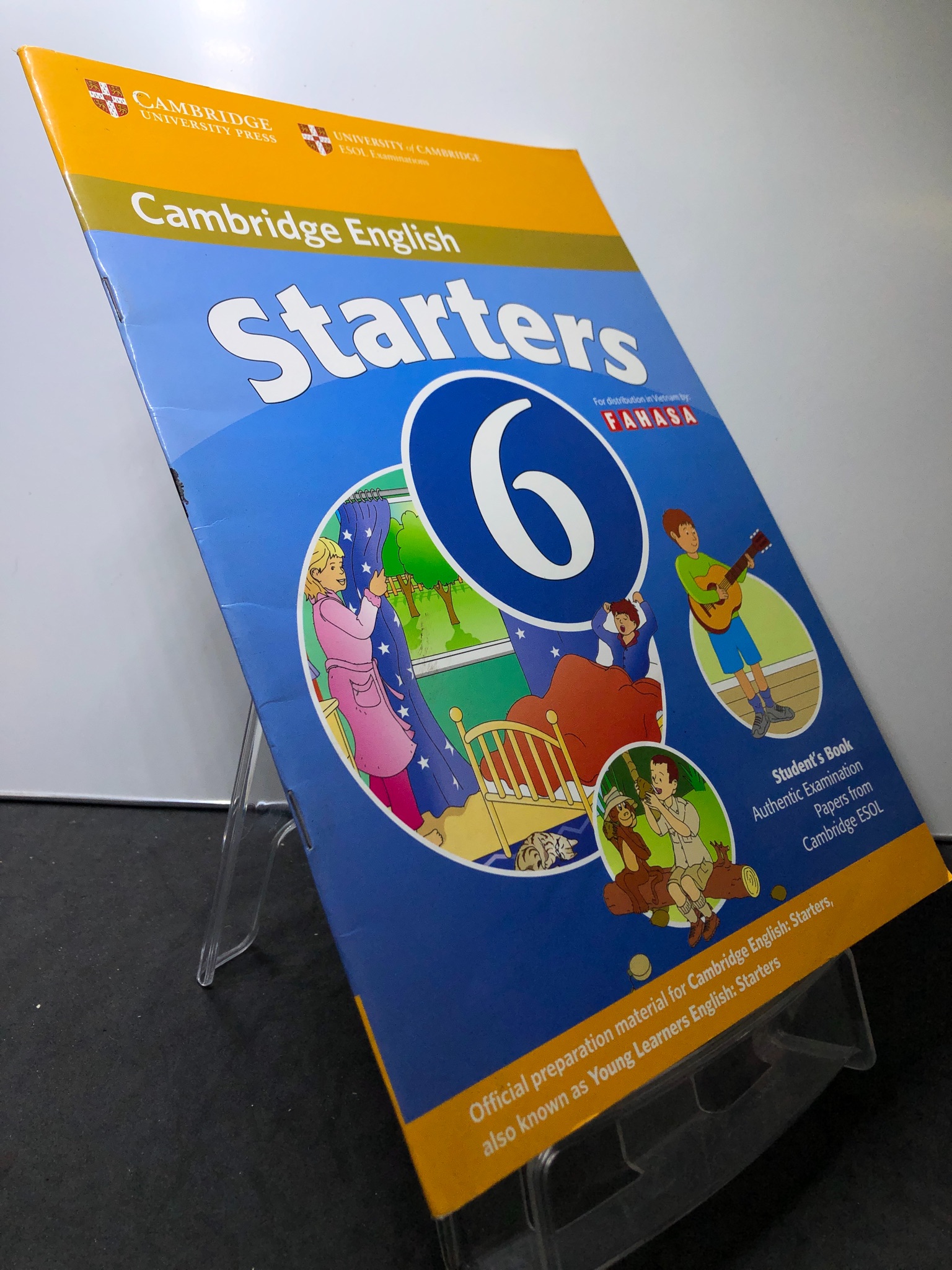 Cambridge English Starters 6 Student's Book mới 85% bẩn nhẹ HPB3107 HỌC NGOẠI NGỮ