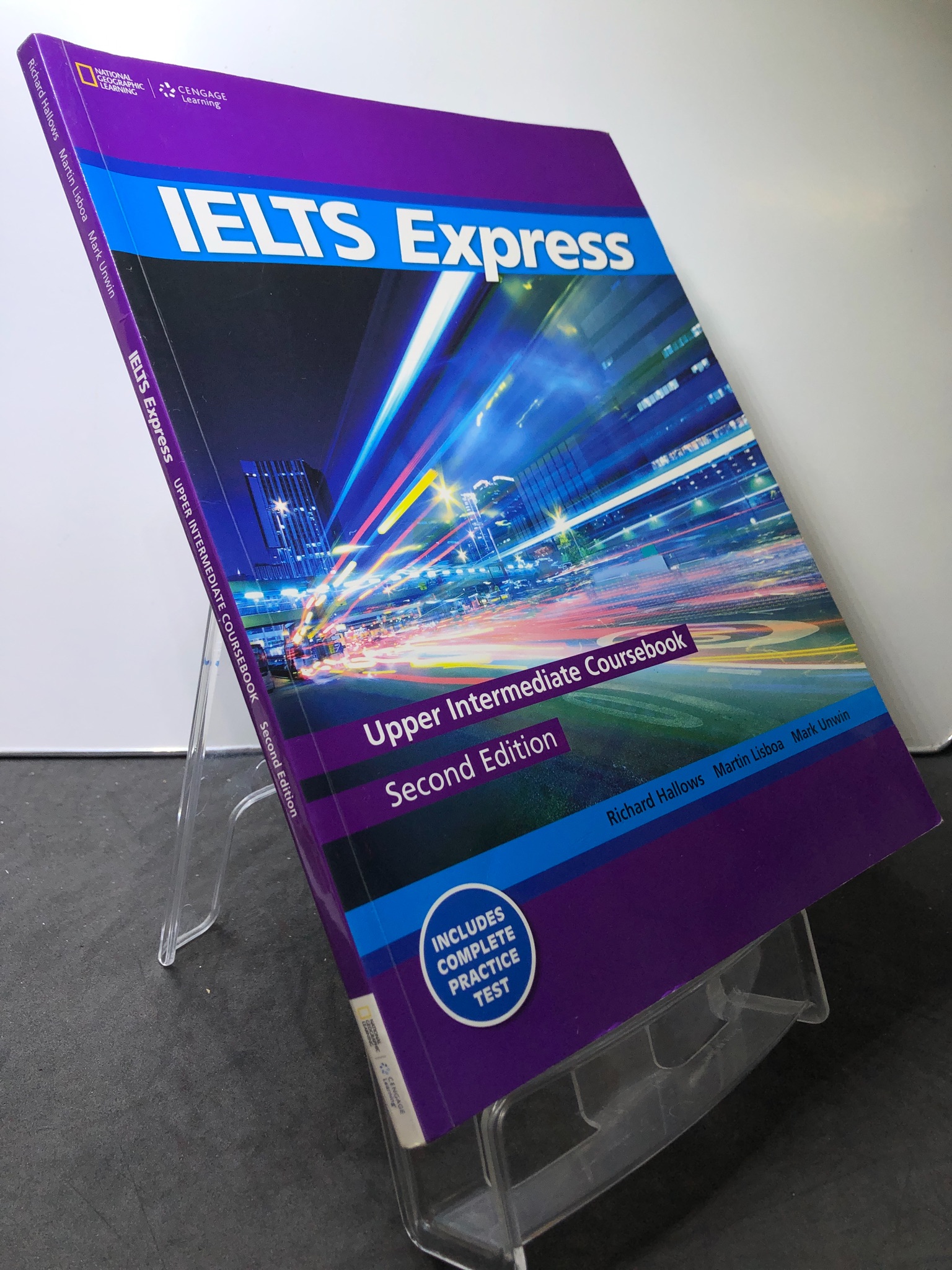 Ielts Express Upper Intermediate Coursebook NATIONAL GEOGRAPHIC LEARNING mới 85% bút chì Richard Hallows HPB0108 HỌC NGOẠI NGỮ