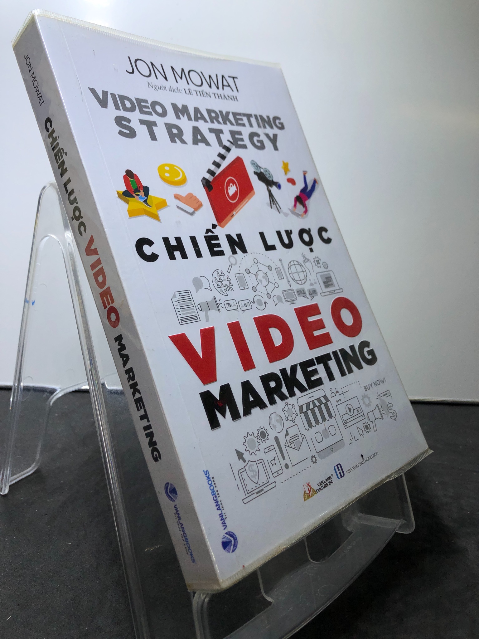 Chiến lược video marketing 2021 mới 90% bẩn nhẹ Jon Mowat HPB0108 MARKETING KINH DOANH