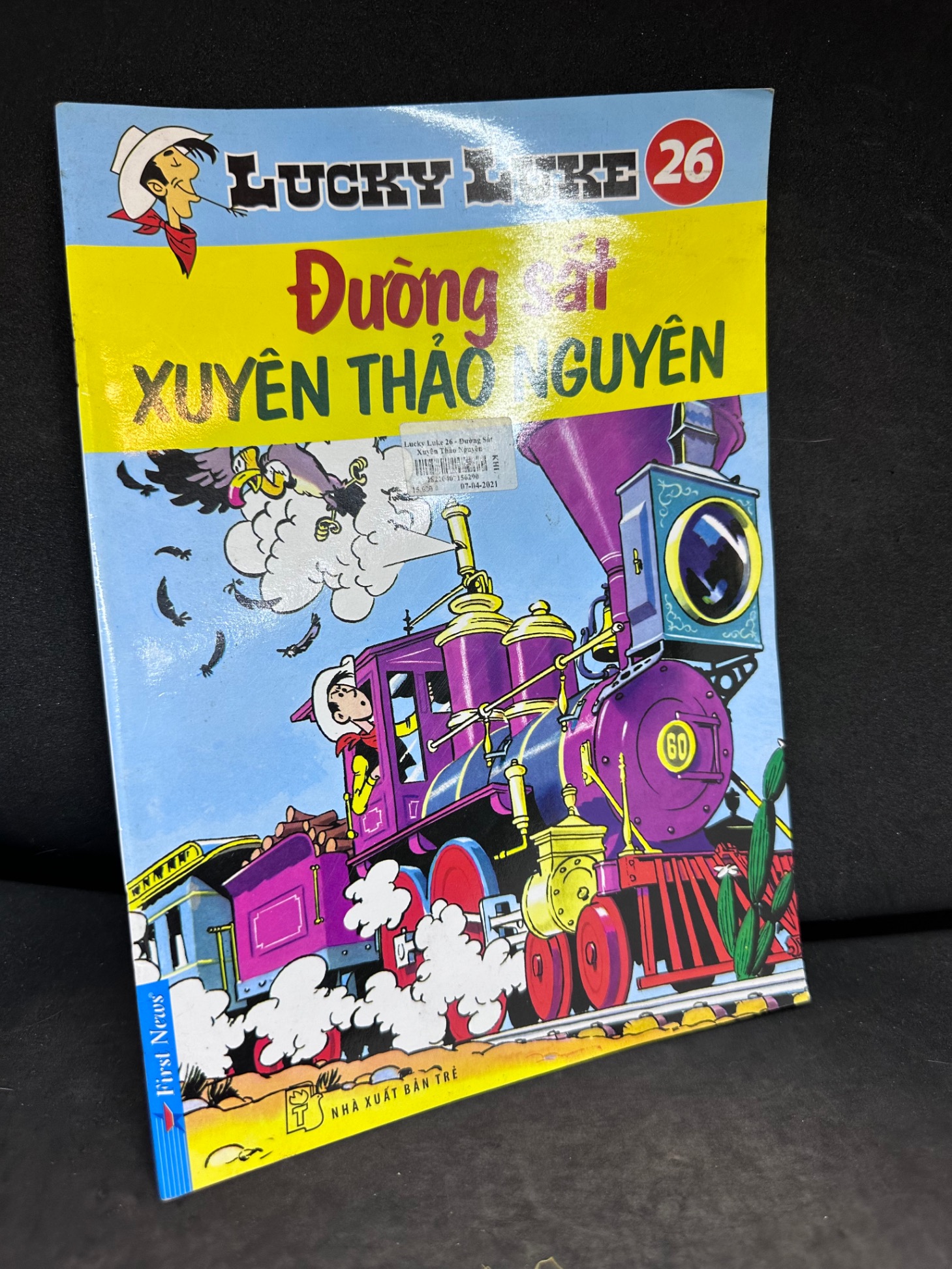 Lucky Luke, Tập 26, Đường Sắt Xuyên Thảo Nguyên, Mới 80%, 2011 SBM2407