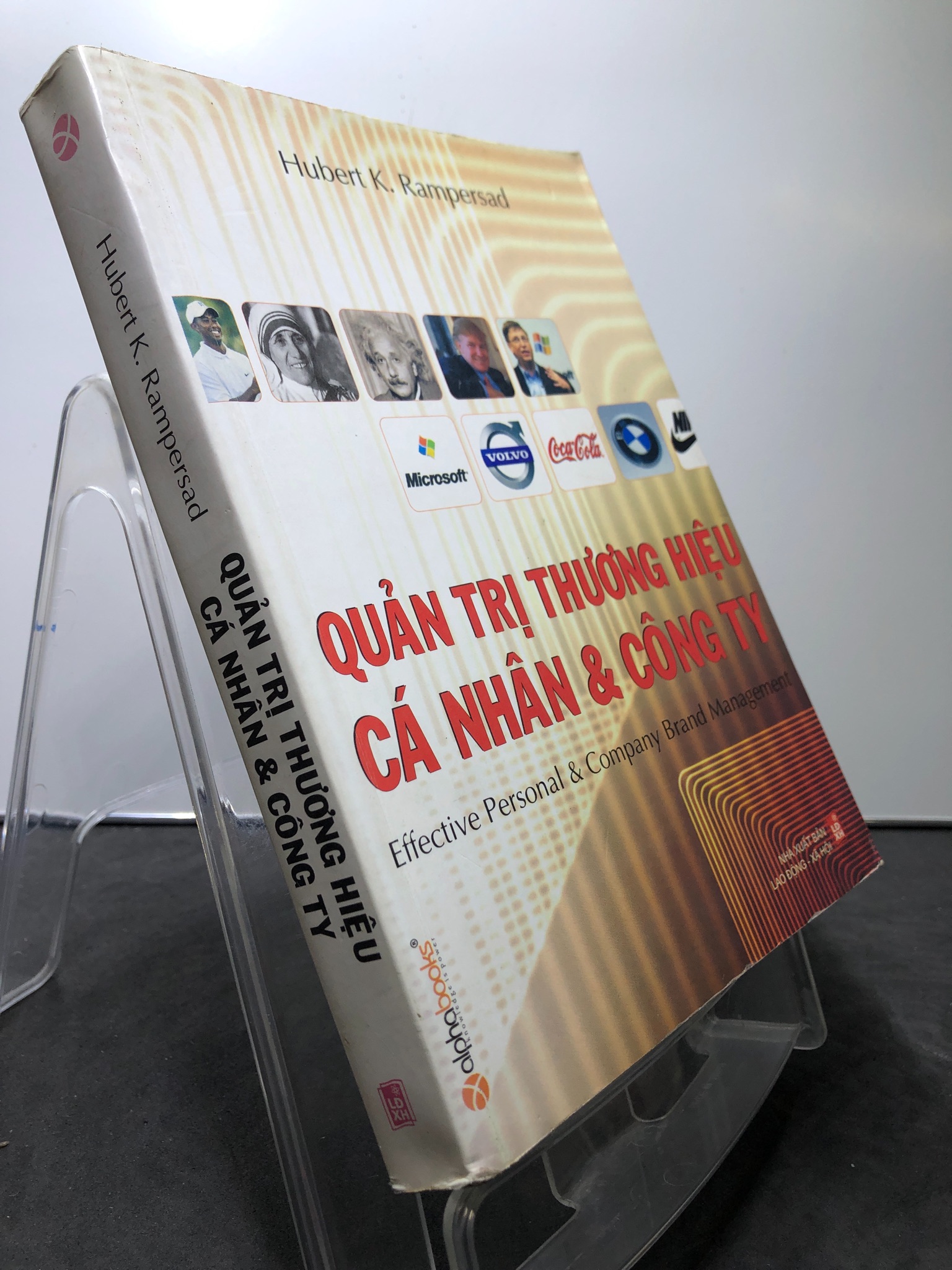 Quản trị thương hiệu cá nhân và công ty 2008 mới 75% ố bẩn nhẹ Hubert K.Rampersad HPB0708 QUẢN TRỊ