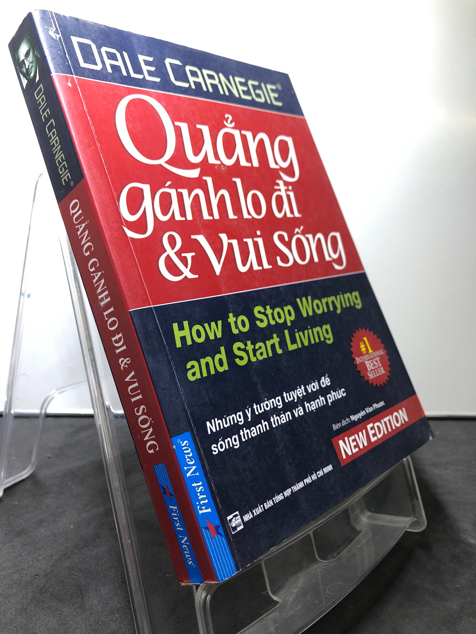 Quẳng gánh lo đi và vui sống 2017 mới 80% ố vàng Dale Carnegie HPB0808 KỸ NĂNG