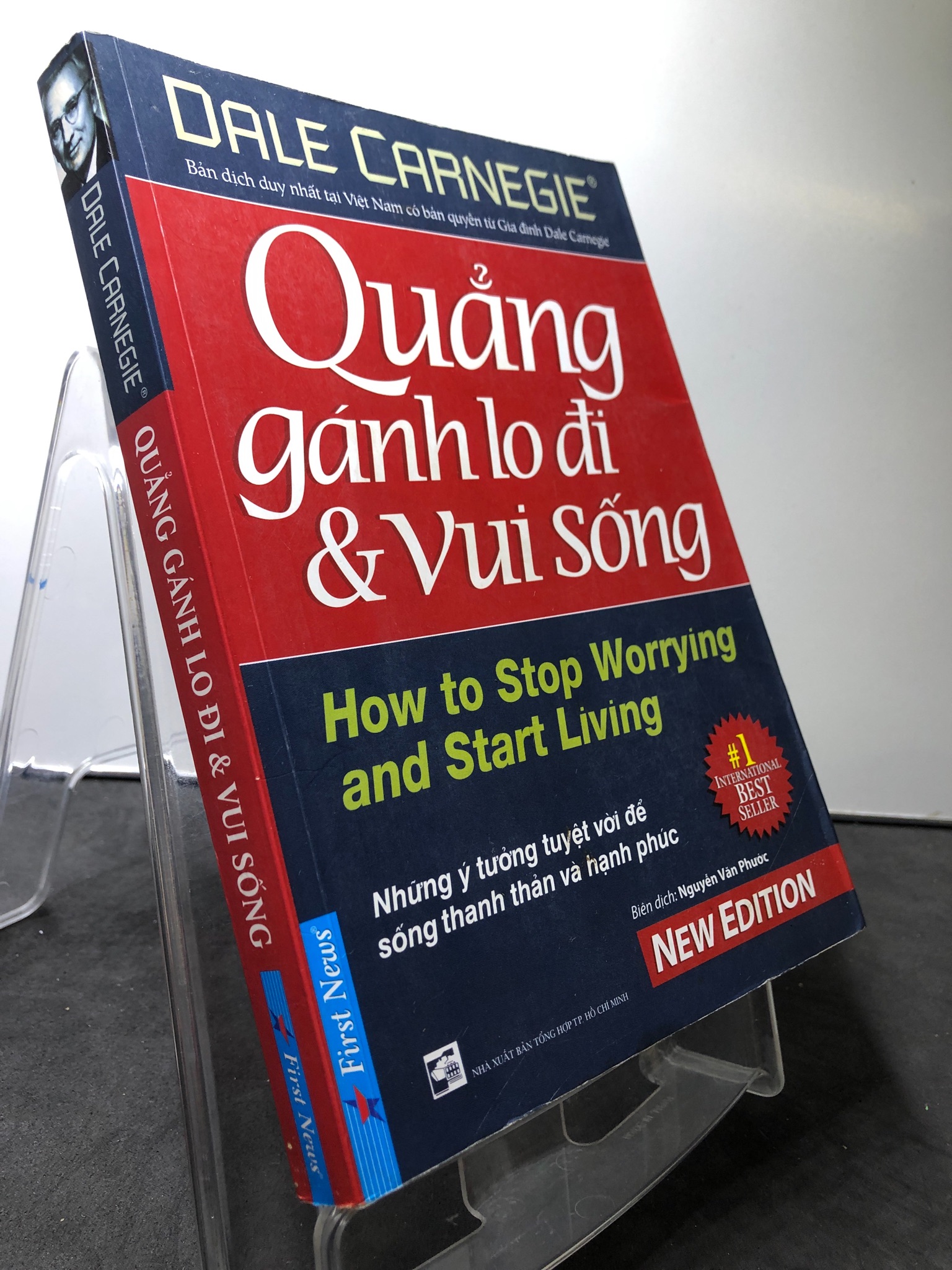 Quẳng gánh lo đi và vui sống 2016 mới 75% ố vàng Dale Carnegie HPB0808 KỸ NĂNG