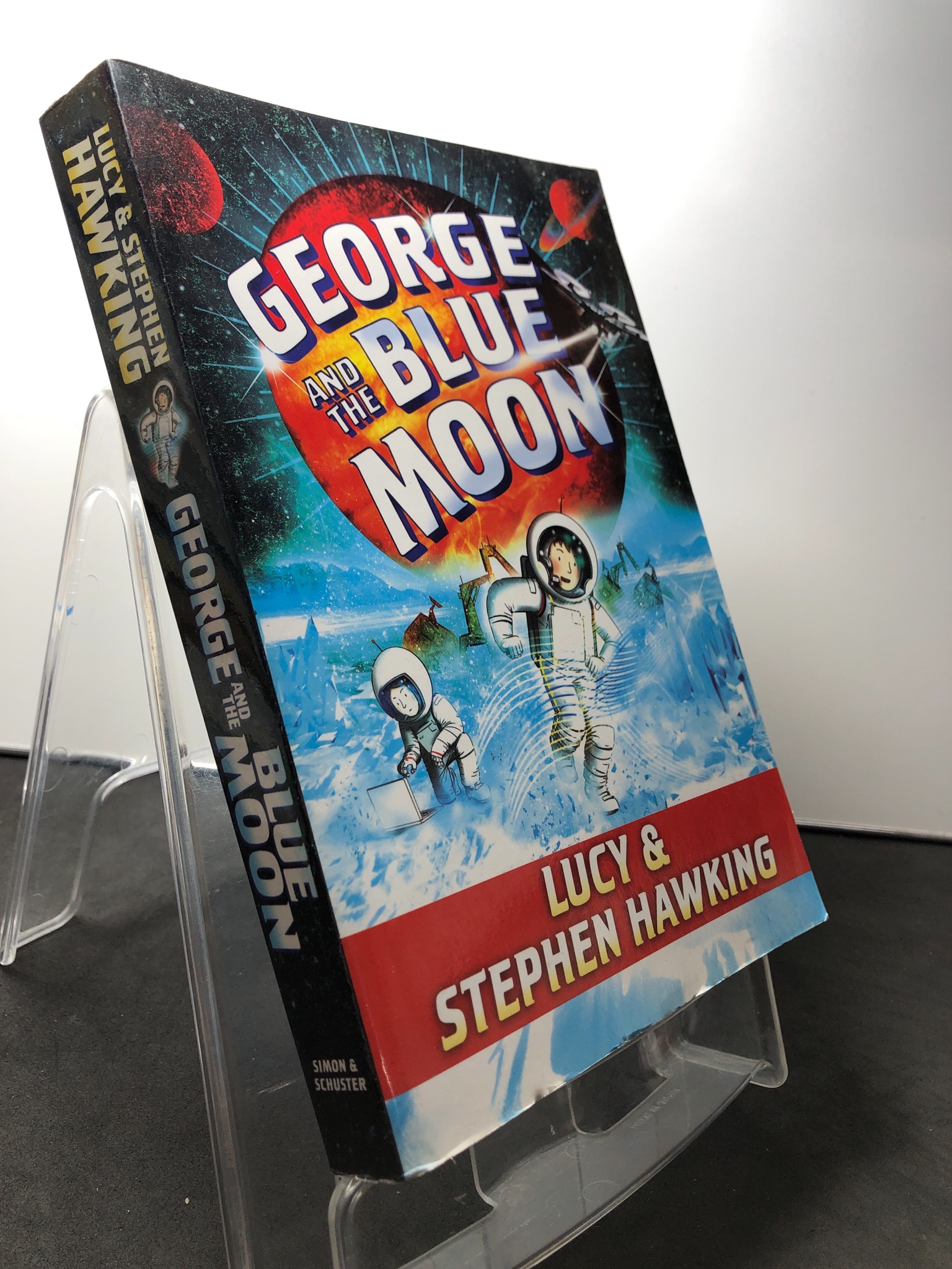 George and the blue moon mới 85% bẩn nhẹ Lucy and Stephen Hawking HPB1508 NGOẠI VĂN