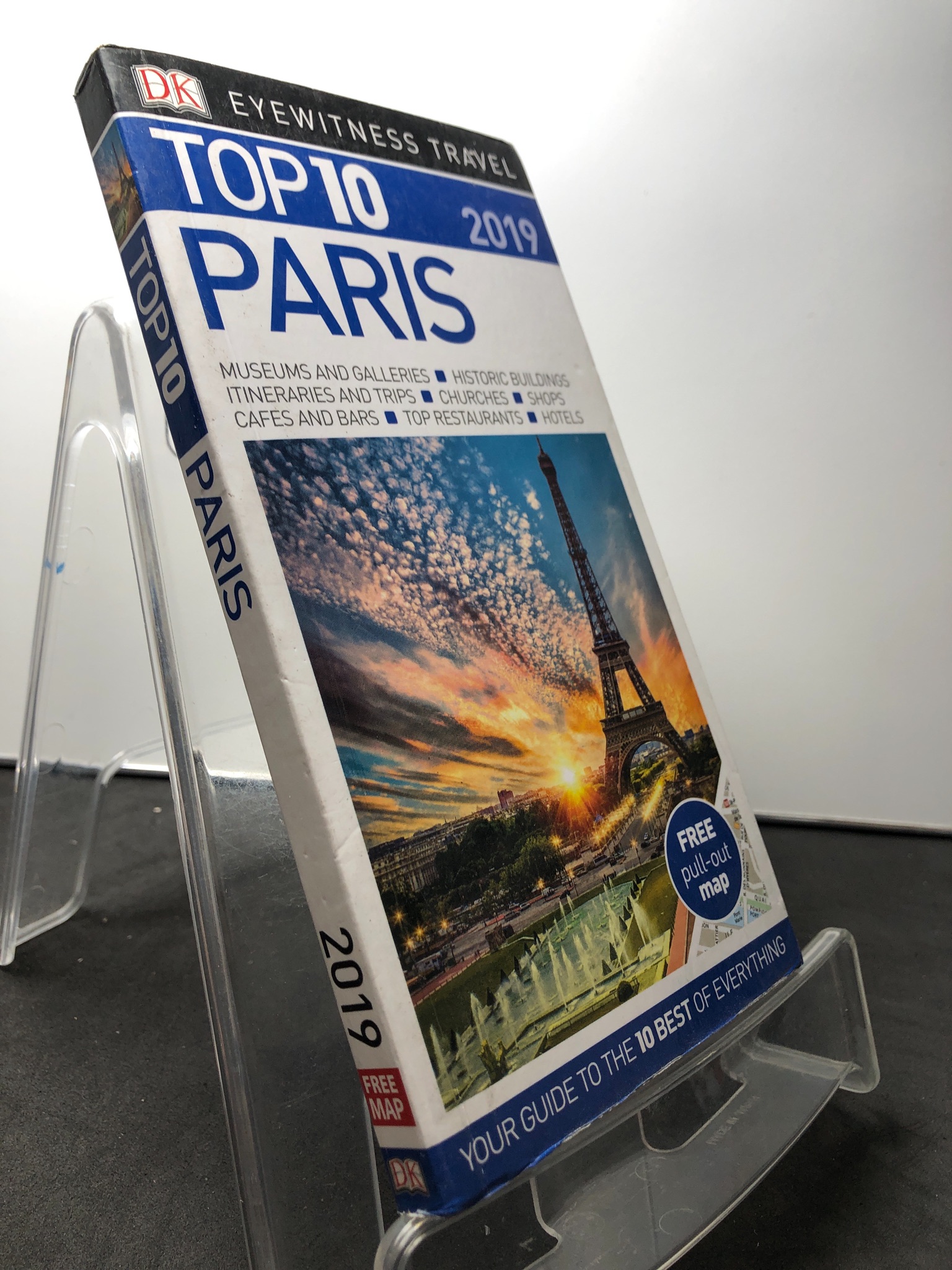 Paris Top 10 2019 DK Eyewitness travel mới 90% HPB1508 NGOẠI VĂN