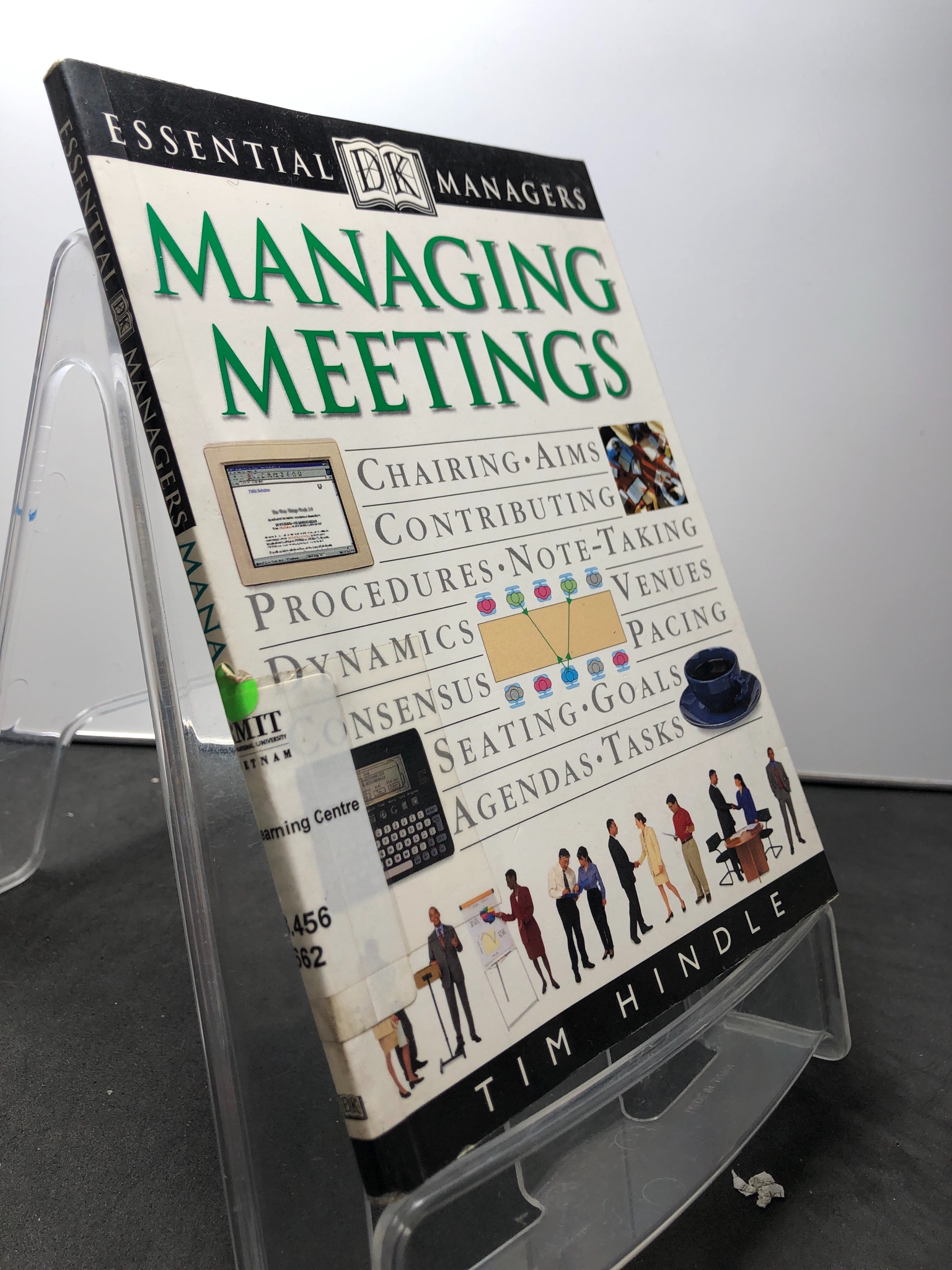 Managing Meetings DK Essential Managers mới 85% bẩn nhẹ Tim Hindle HPB1908 NGOẠI VĂN