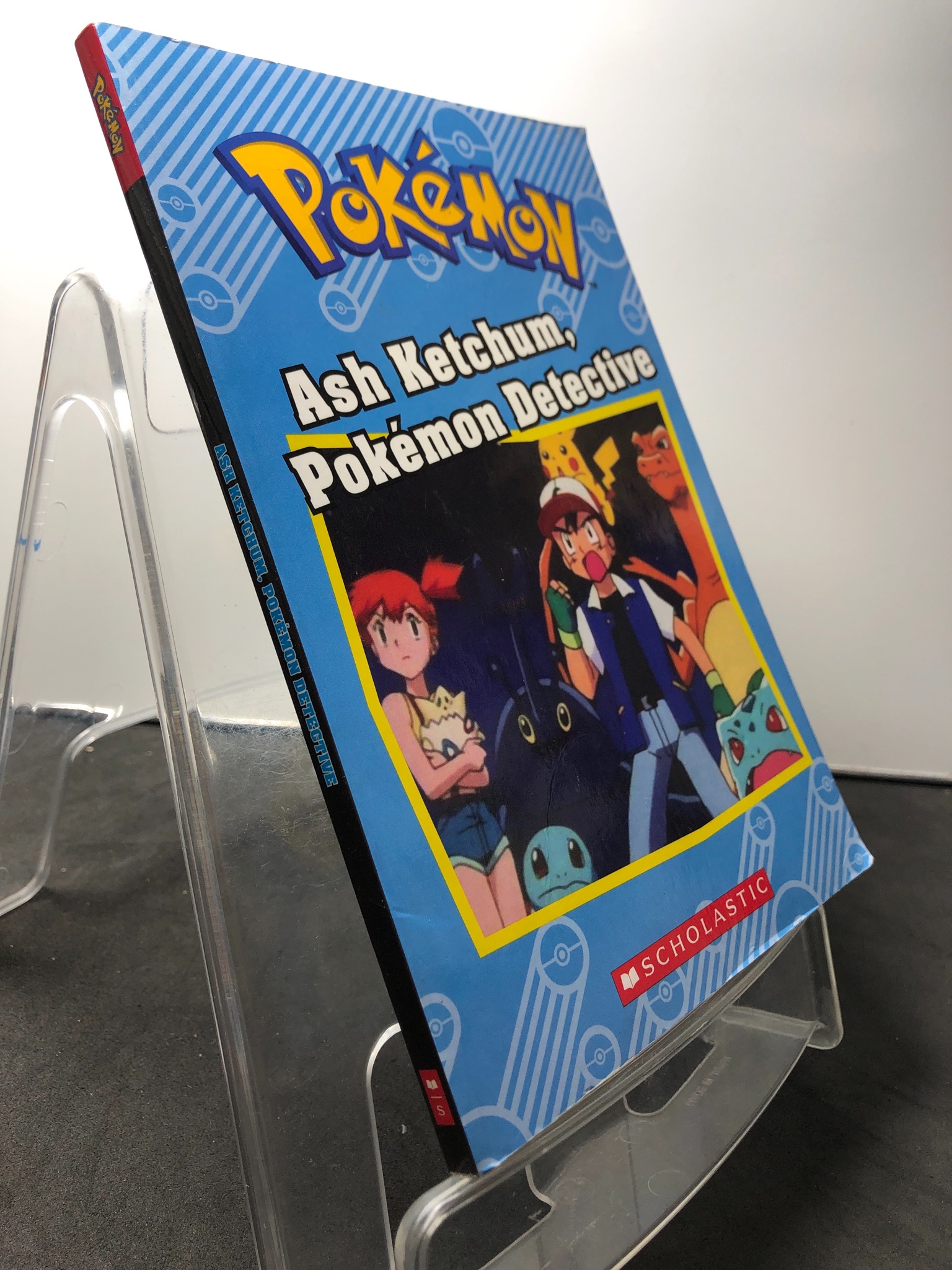 Pokemon Ash Ketchum, pokemon detective mới 85% bẩn nhẹ SCHOLASTIC HPB1508 NGOẠI VĂN