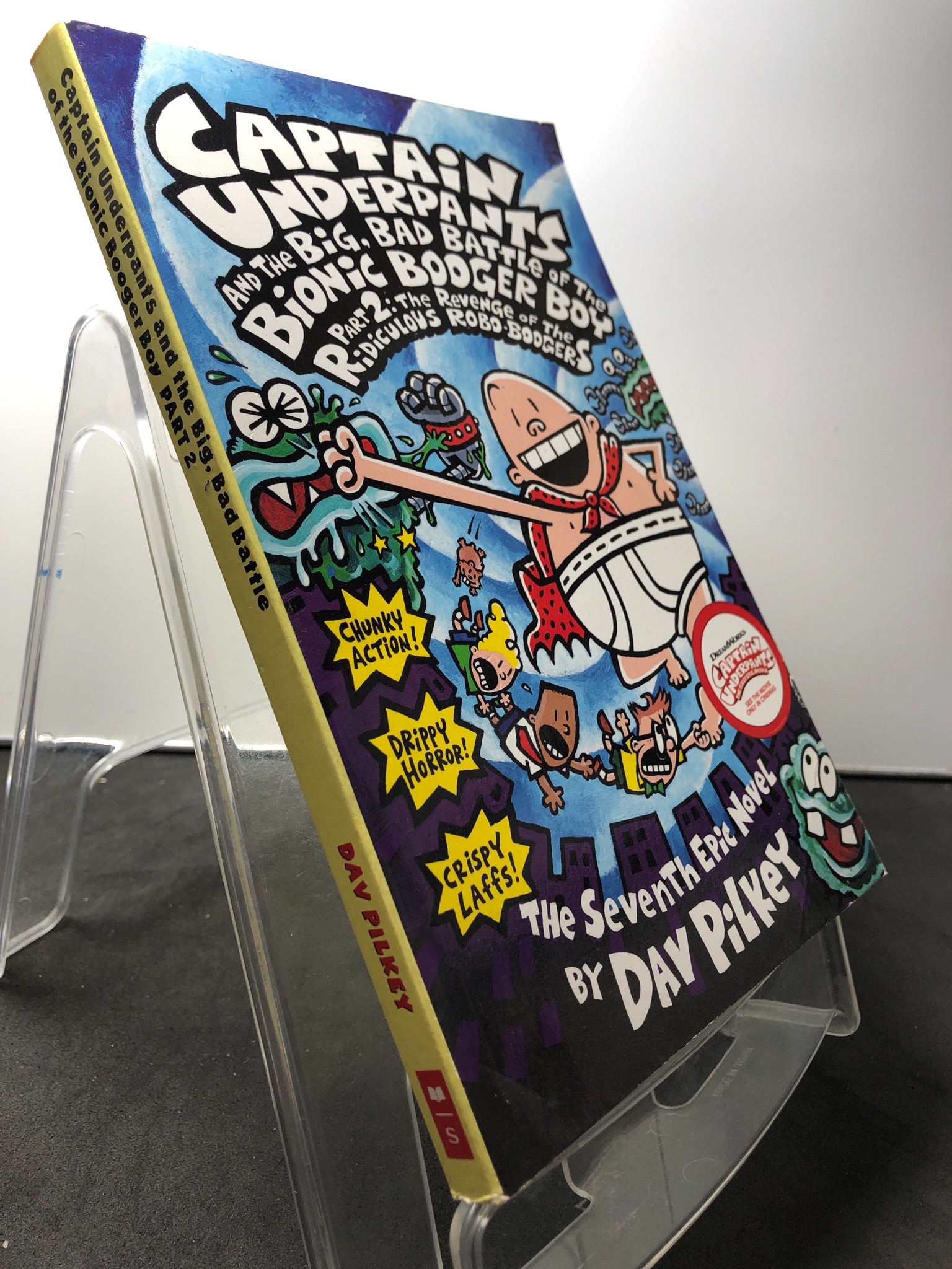 Captain underpants and the big, bad battle of the bionic booger boy SCHOLASTIC mới 85% bẩn nhẹ Dav PILKEY HPB1508 NGOẠI VĂN