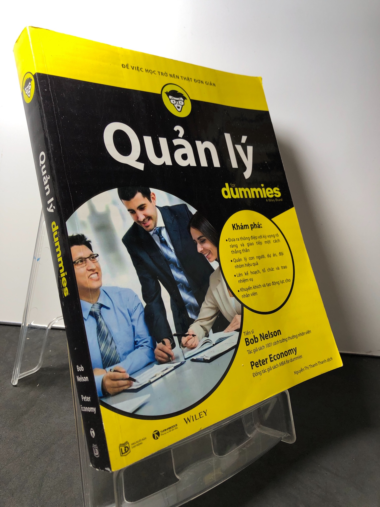 Quản lý for dummies 2018 mới 85% bẩn nhẹ TS.Bob Nelson và Peter Economy HPB2208 QUẢN TRỊ