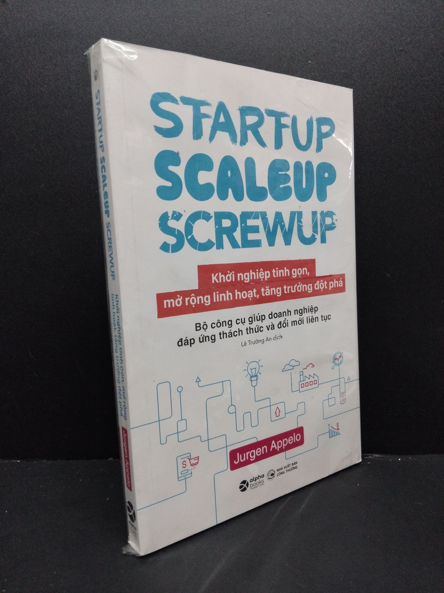 Startup scaleup screwup - Khởi nghiệp tinh gọn, mở rộng linh hoạt, tăng trưởng đột phá Jurgen Appelo mới 100% HCM.ASB2408 sách marketing kinh doanh