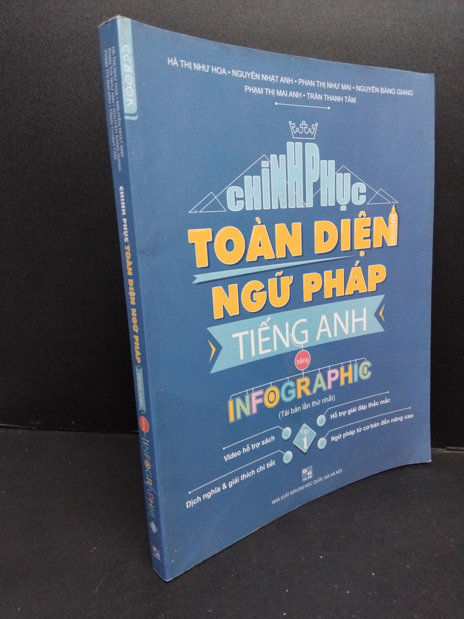 Chinh phục toàn diện ngữ pháp tiếng Anh bằng infographic 1 mới 80% ố nhẹ 2019 HCM2608 GIÁO TRÌNH, CHUYÊN MÔN