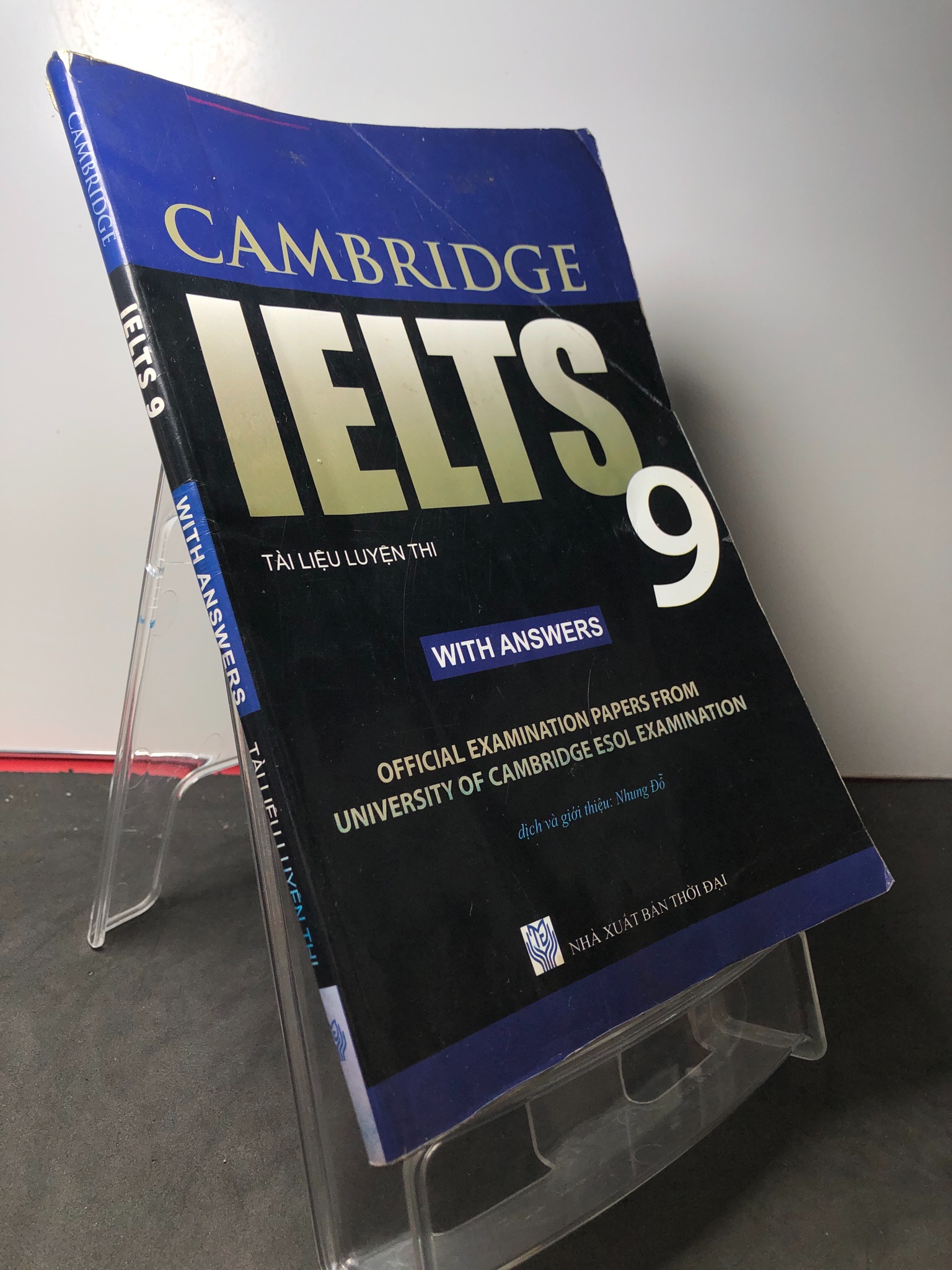 Cambridge Ielts 9 tài liệu luyện thi 2013 mới 80% ố nhẹ HPB2808 HỌC NGOẠI NGỮ