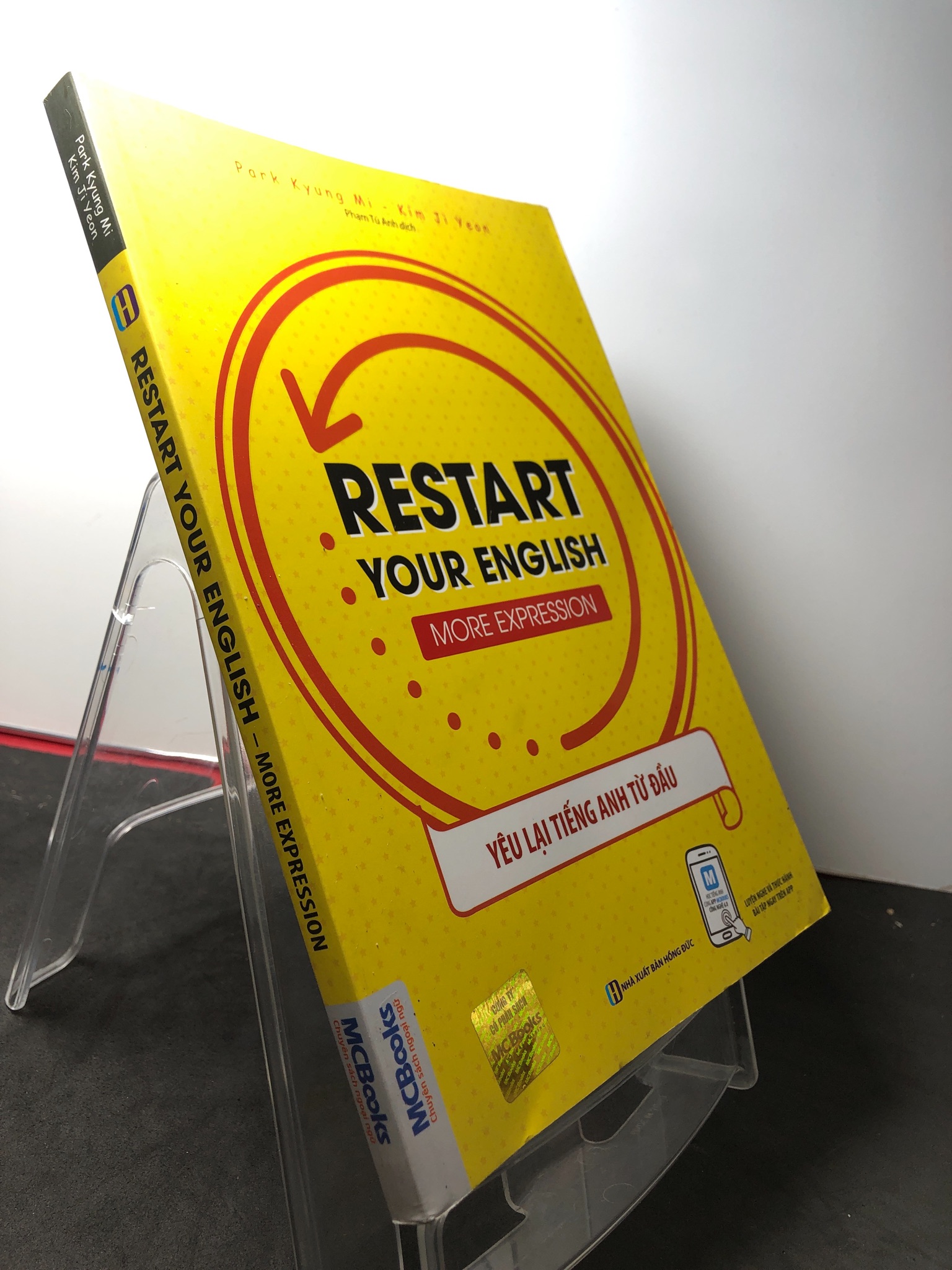 Restart your english more expression yêu lại tiếng anh từ đầu 2020 mới 90% bẩn nhẹ Park Kyung Mi HPB2808 HỌC NGOẠI NGỮ