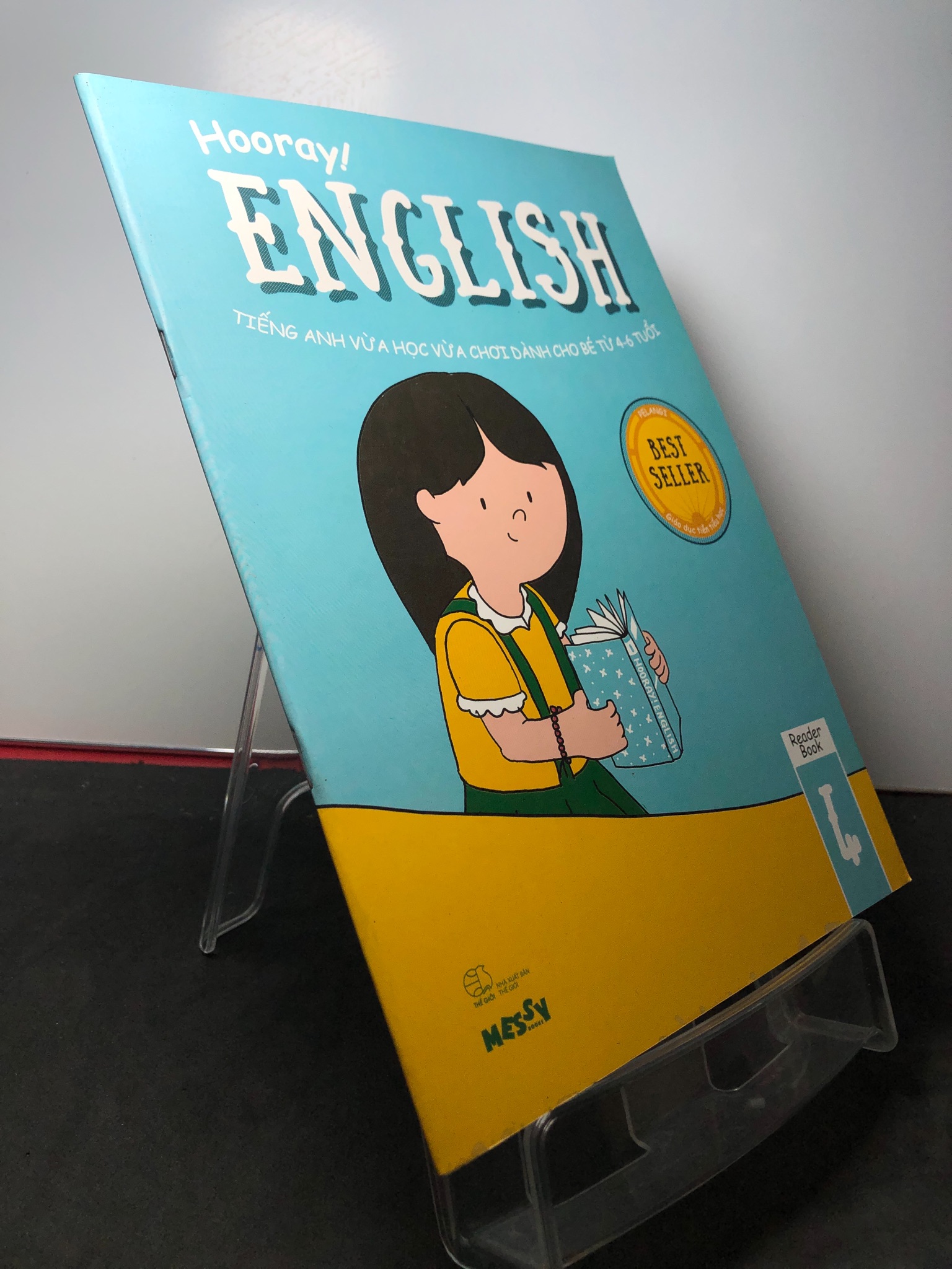 Hooray! english tiếng anh vừa học vừa chơi danh cho bé từ 4-6 tuổi reader book 4 2017 mới 85% bẩn nhẹ Pelangi giáo dục tiền tiểu học HPB2808 HỌC NGOẠI NGỮ