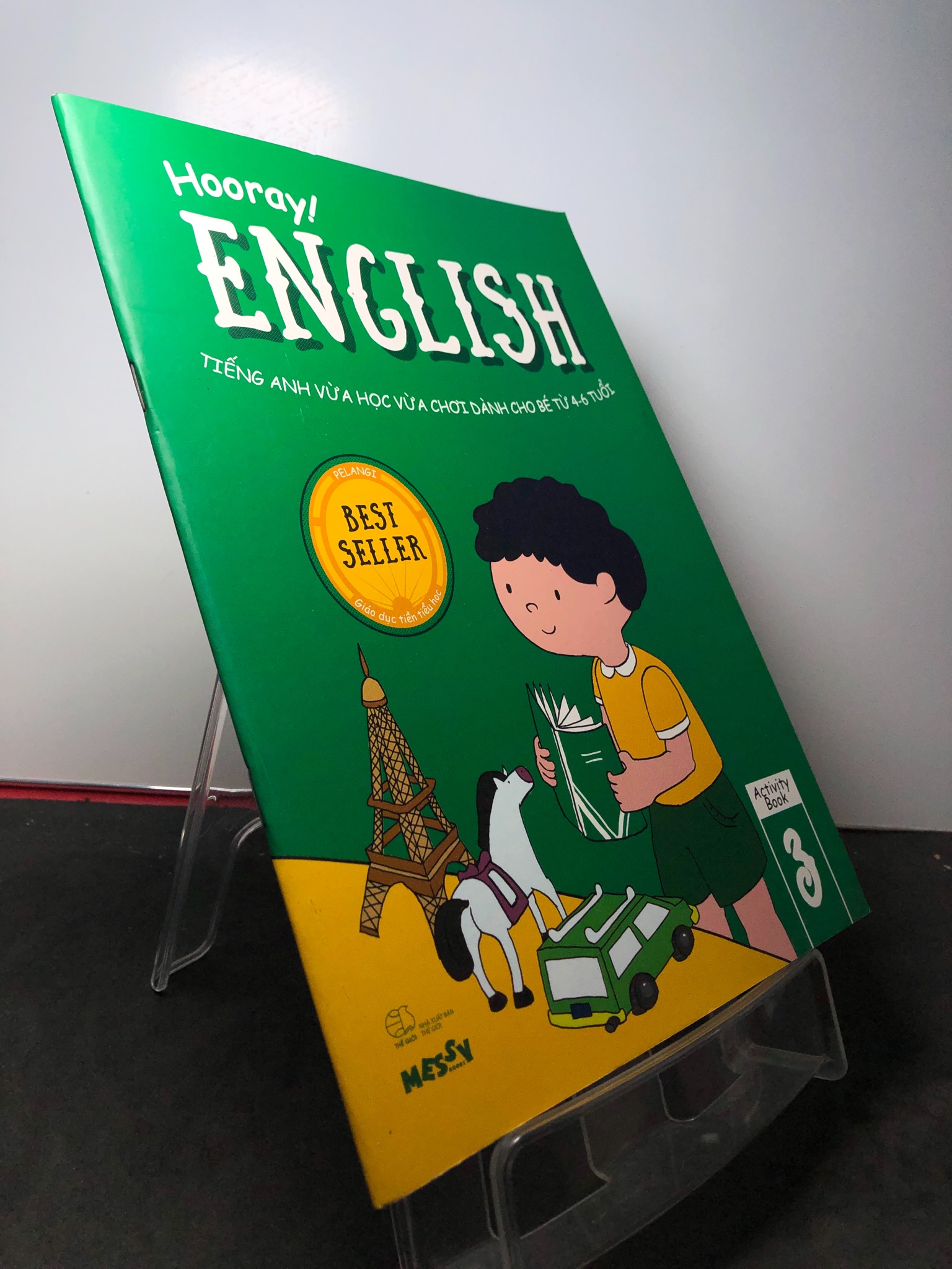 Hooray! english tiếng anh vừa học vừa chơi danh cho bé từ 4-6 tuổi reader book 3 2017 mới 85% bẩn nhẹ Pelangi giáo dục tiền tiểu học HPB2808 HỌC NGOẠI NGỮ