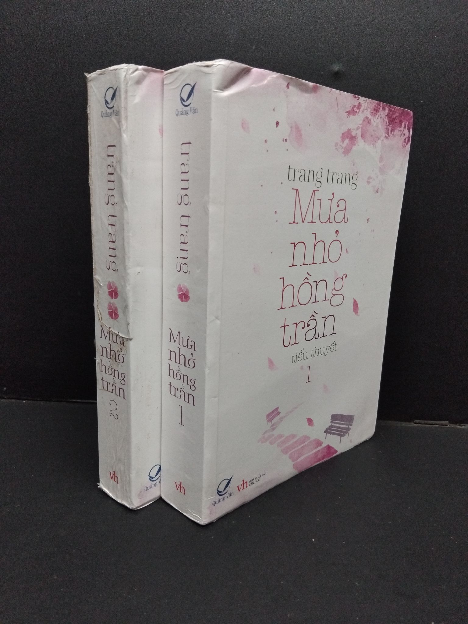 Bộ 2 tập (1 và 2) Mưa nhỏ hồng trần Trang Trang mới 80% ố vàng rách bìa 2012 HCM.ASB0609