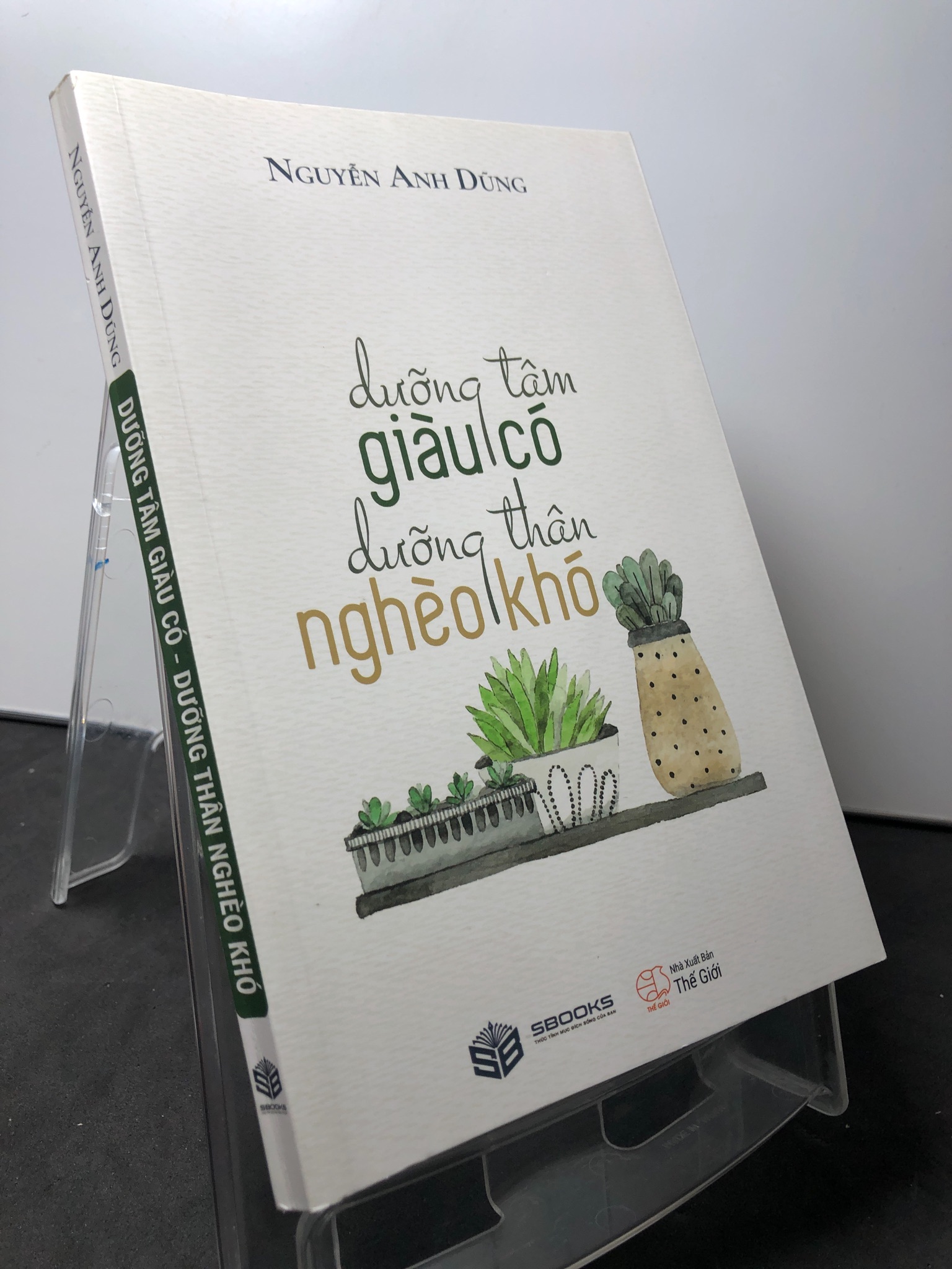 Dưỡng tâm giàu có dưỡng tâm nghèo khó 2024 mới 90% bẩn nhẹ Nguyễn Anh Dũng HPB0709 KỸ NĂNG