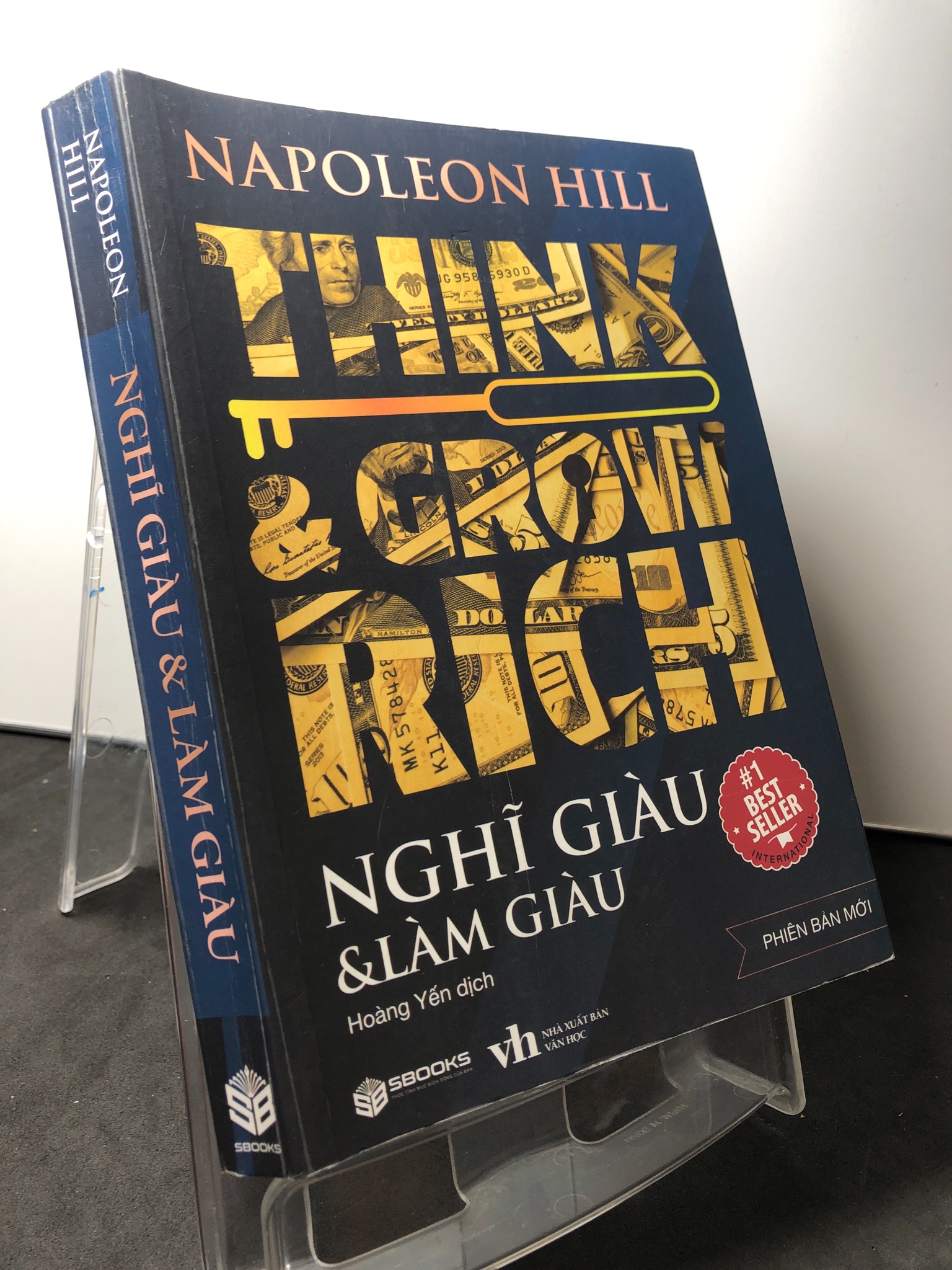 Nghĩ giàu và làm giàu 2024 mới 80% bẩn bung gáy nhẹ Napoleon Hill HPB0709 KỸ NĂNG