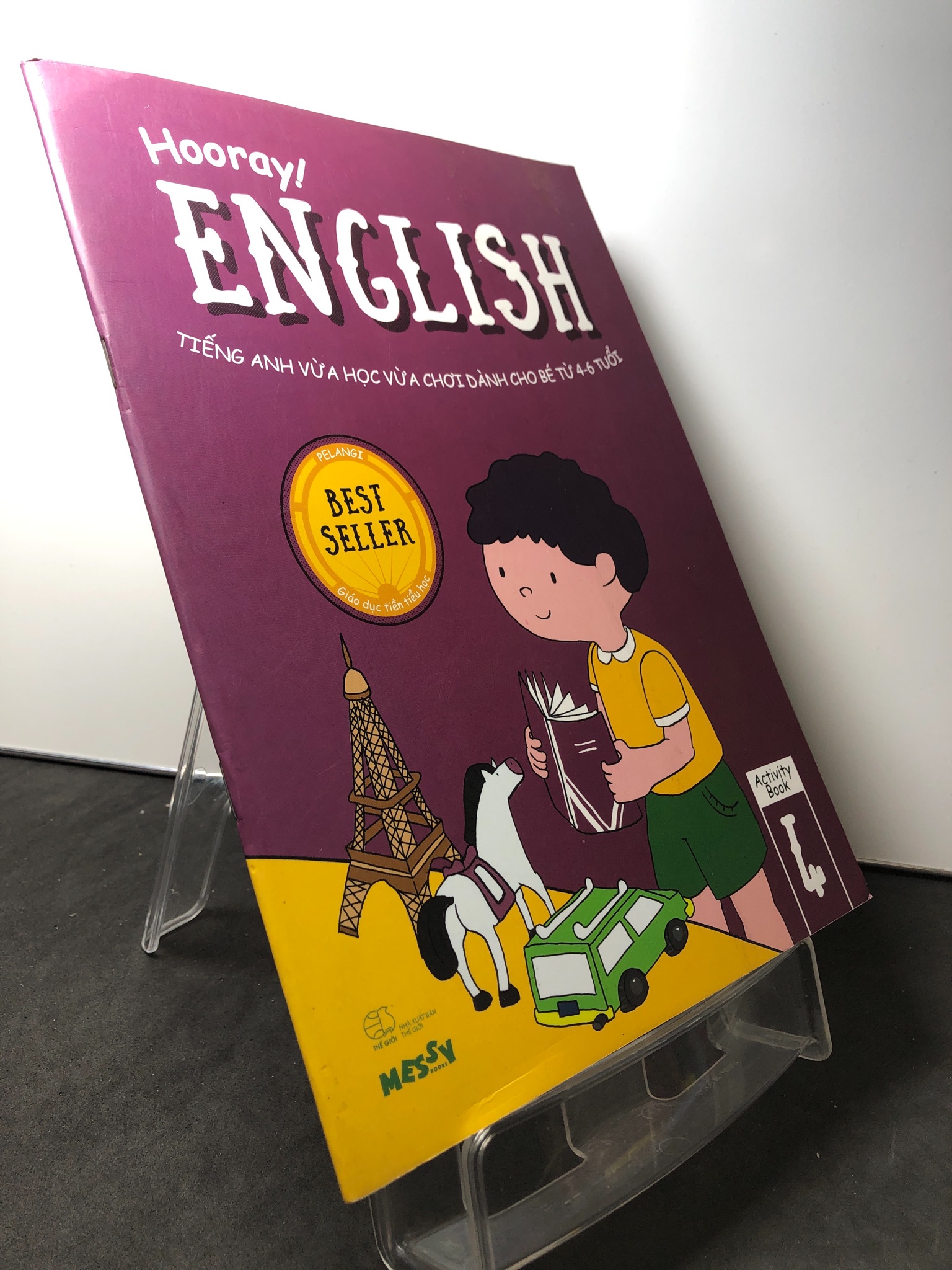 Hooray english tiếng anh vừa học vừa chơi dành cho bé từ 4-6 tuổi reader book 4 2017 mới 90% bẩn nhẹ HPB0709 HỌC NGOẠI NGỮ