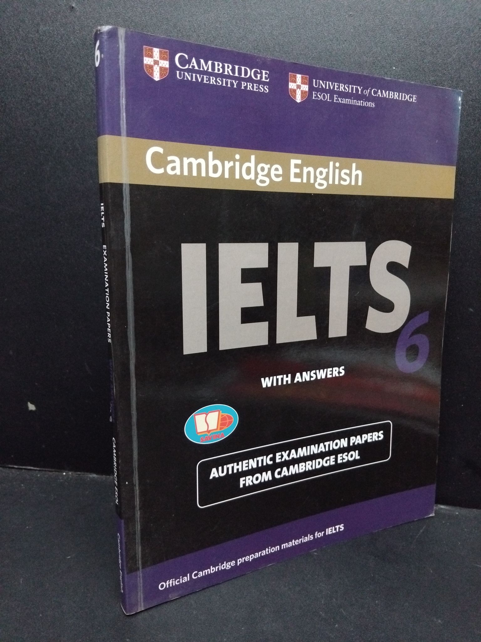 Cambridge English IELTS examination papers with answer 6 mới 80% bẩn bìa, ố nhẹ, có chữ viết HCM1209 Cambridge Esol HỌC NGOẠI NGỮ