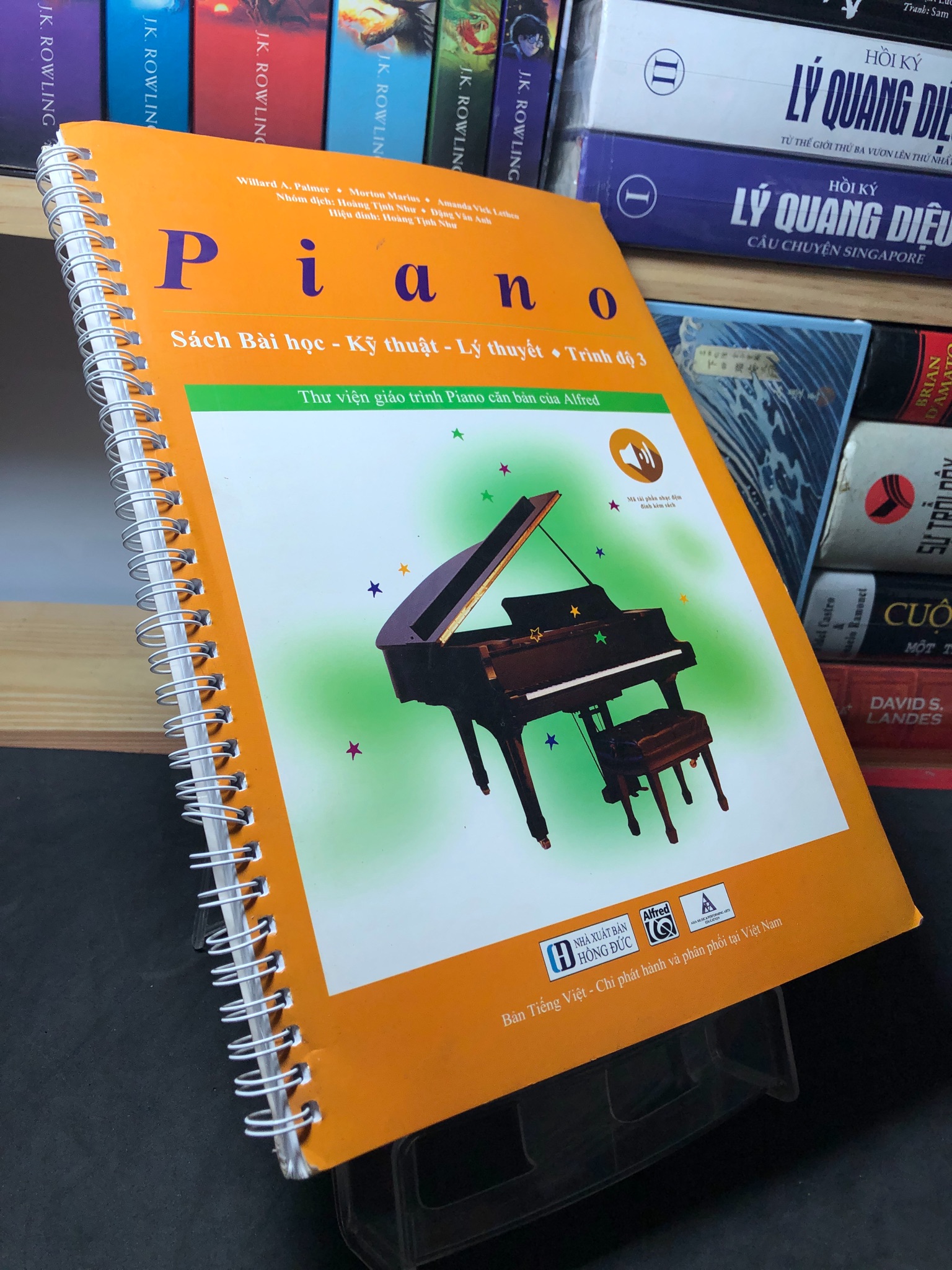 Piano Sách bài học, kỹ thuật, lý thuyết trình độ 3 2017 mới 80% bẩn nhẹ Willard A.Palmer HPB1409 GIÁO TRÌNH, CHUYÊN MÔN