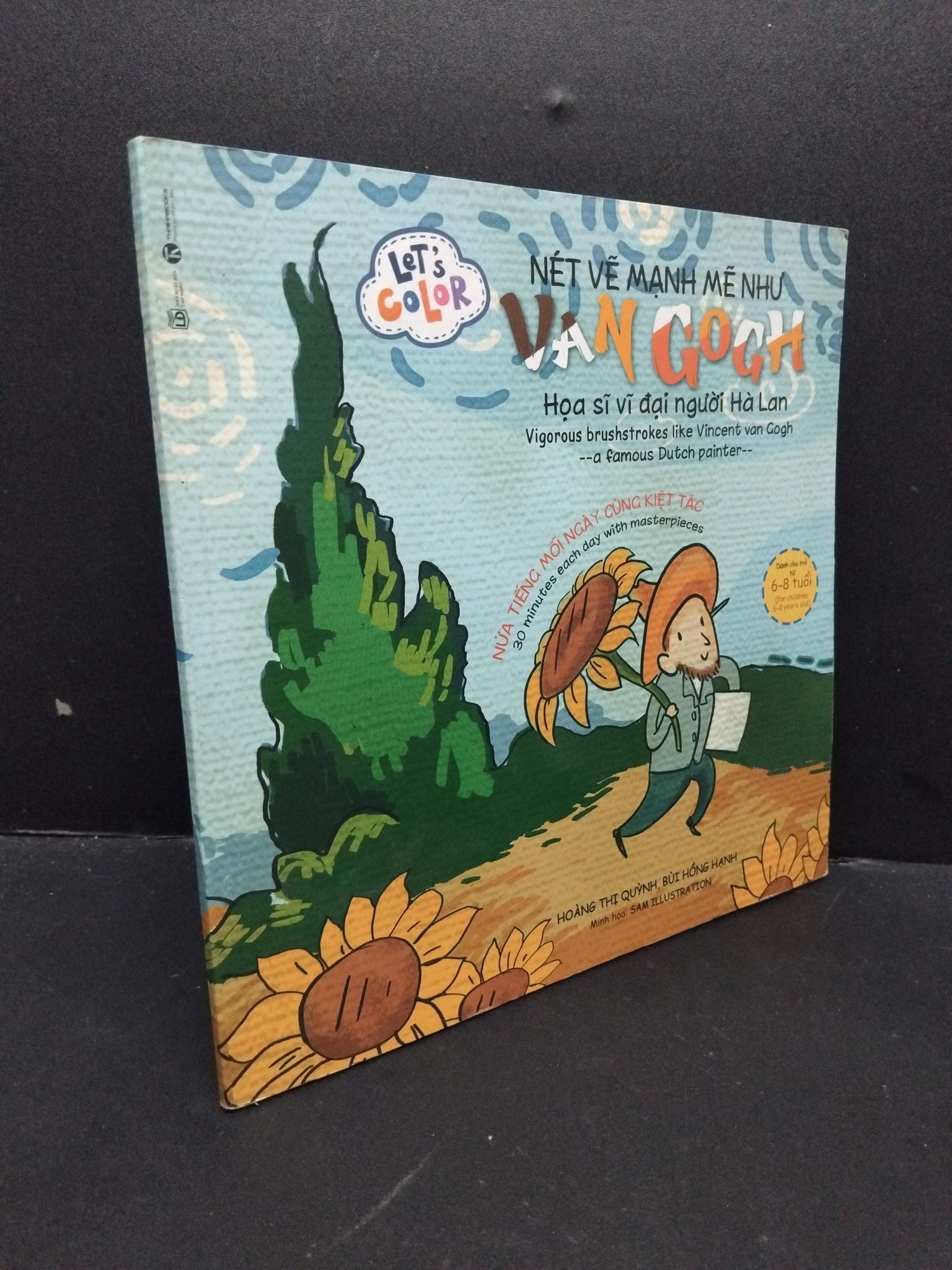 Nét vẽ mạnh mẽ như Van Gogh mới 80% bẩn bìa, ố nhẹ, gấp bìa 2019 HCM1209 Hoàng Thị Quỳnh và Bùi Hồng Hạnh TRUYỆN TRANH