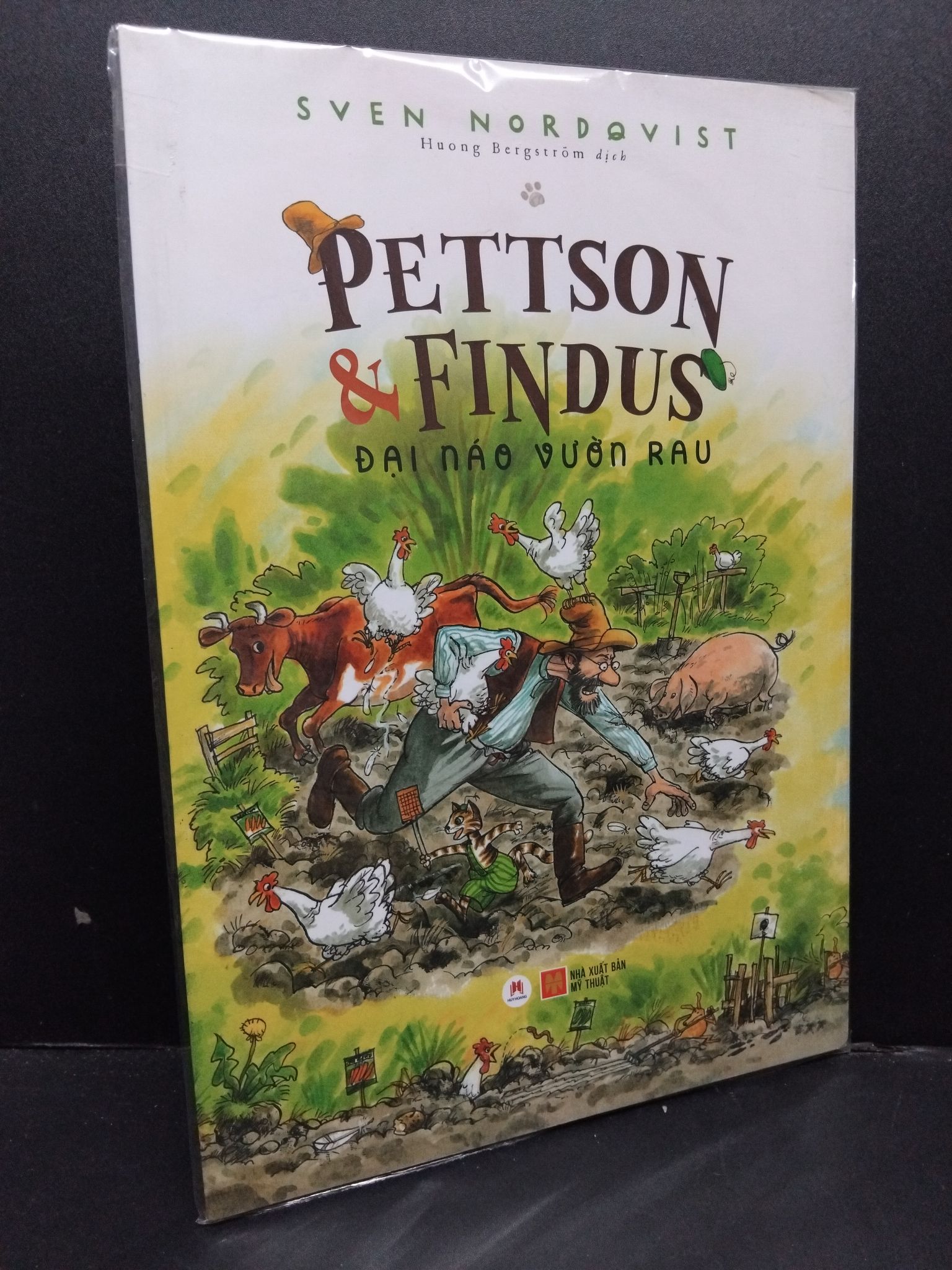 Pettson & Findus đại náo vườn rau mới 100% HCM1209 Svan Nordqvist VĂN HỌC