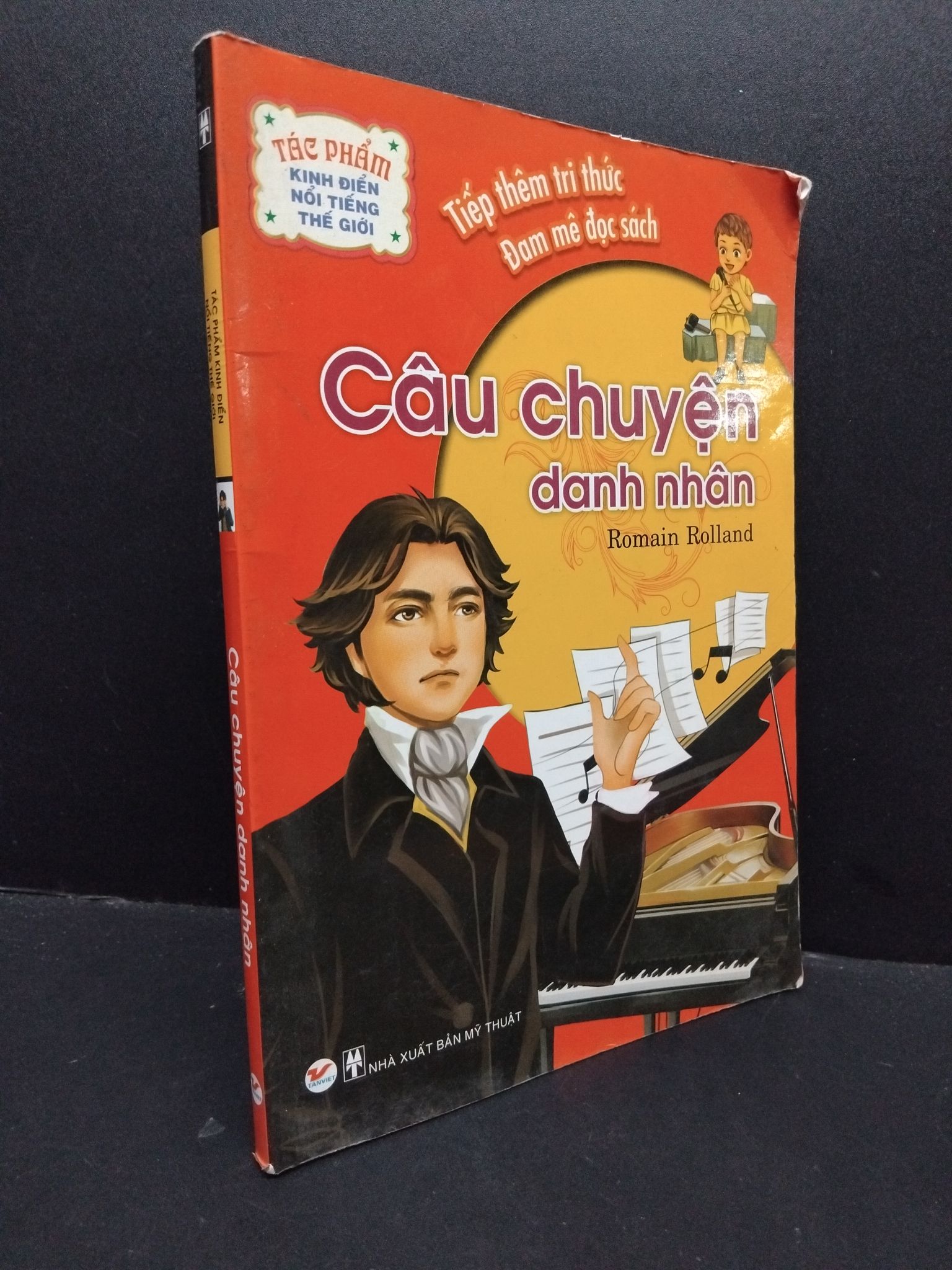 Câu chuyện danh nhân mới 80% ố nhẹ 2013 HCM1209 Romain Rolland DANH NHÂN