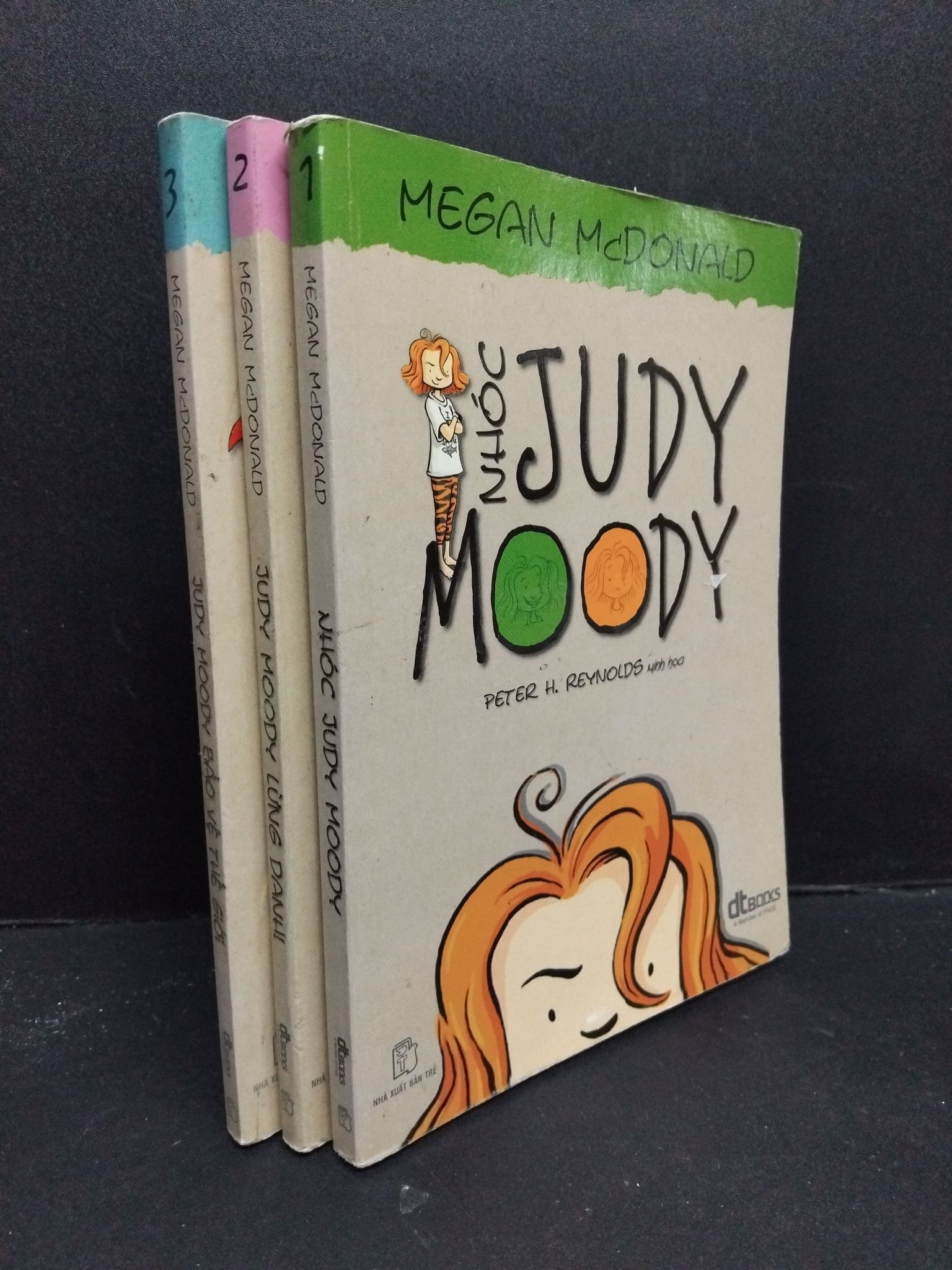 Bộ 3 tập (1, 2, 3) Nhóc Judy Moody Megan McDonald mới 80% ố 2010 HCM.ASB2009