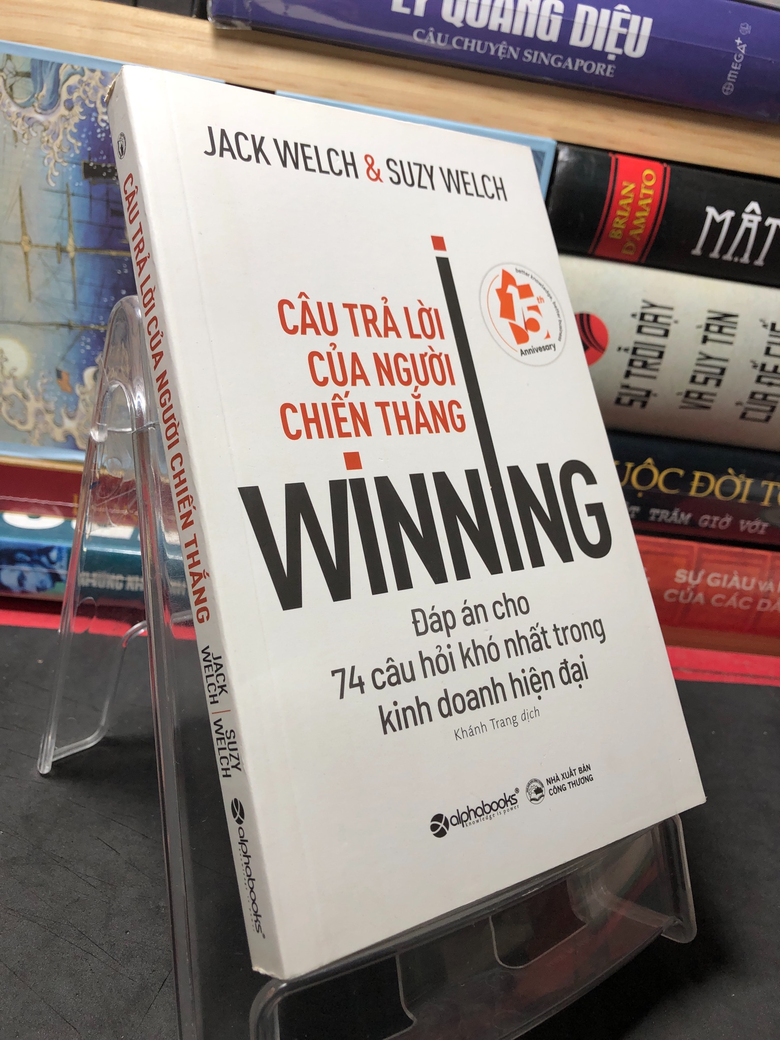 Câu trả lời của người chiến thắng - đáp án cho 74 câu hỏi khó nhất trong kinh doanh hiện tại 2019 mới 90% Jack Welch HPB2709 KỸ NĂNG