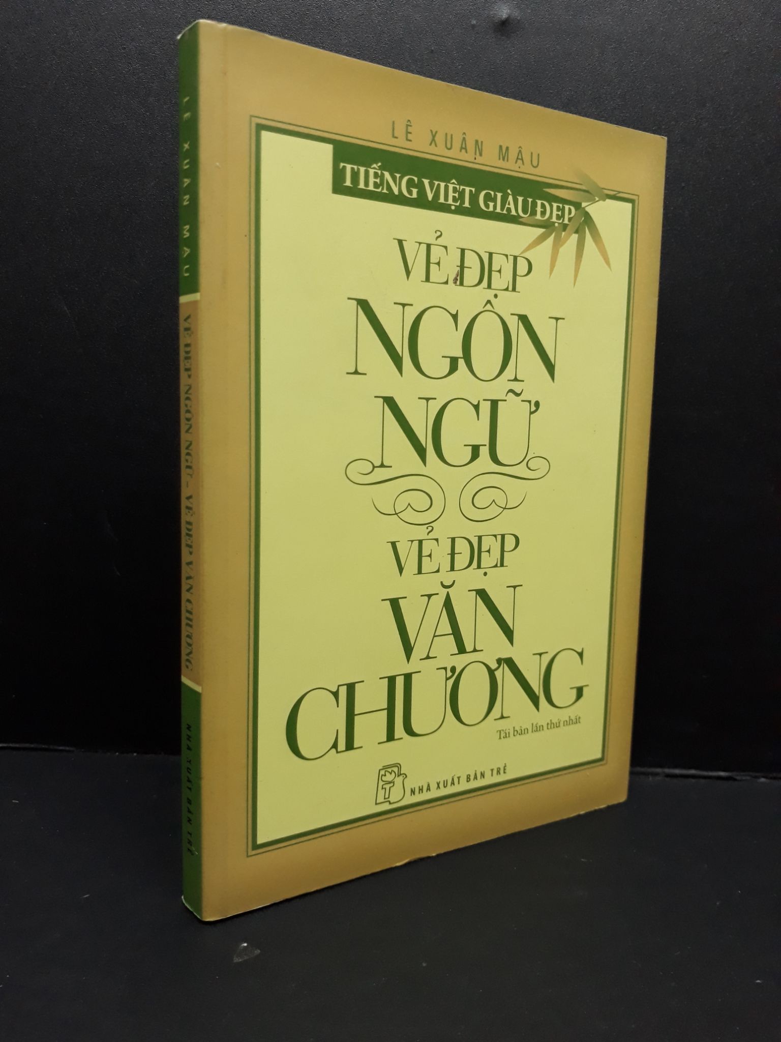 Vẻ đẹp ngôn ngữ - Vẻ đẹp văn chương mới 80% ố vàng 2016 HCM2809 Lê Xuân Mậu VĂN HỌC