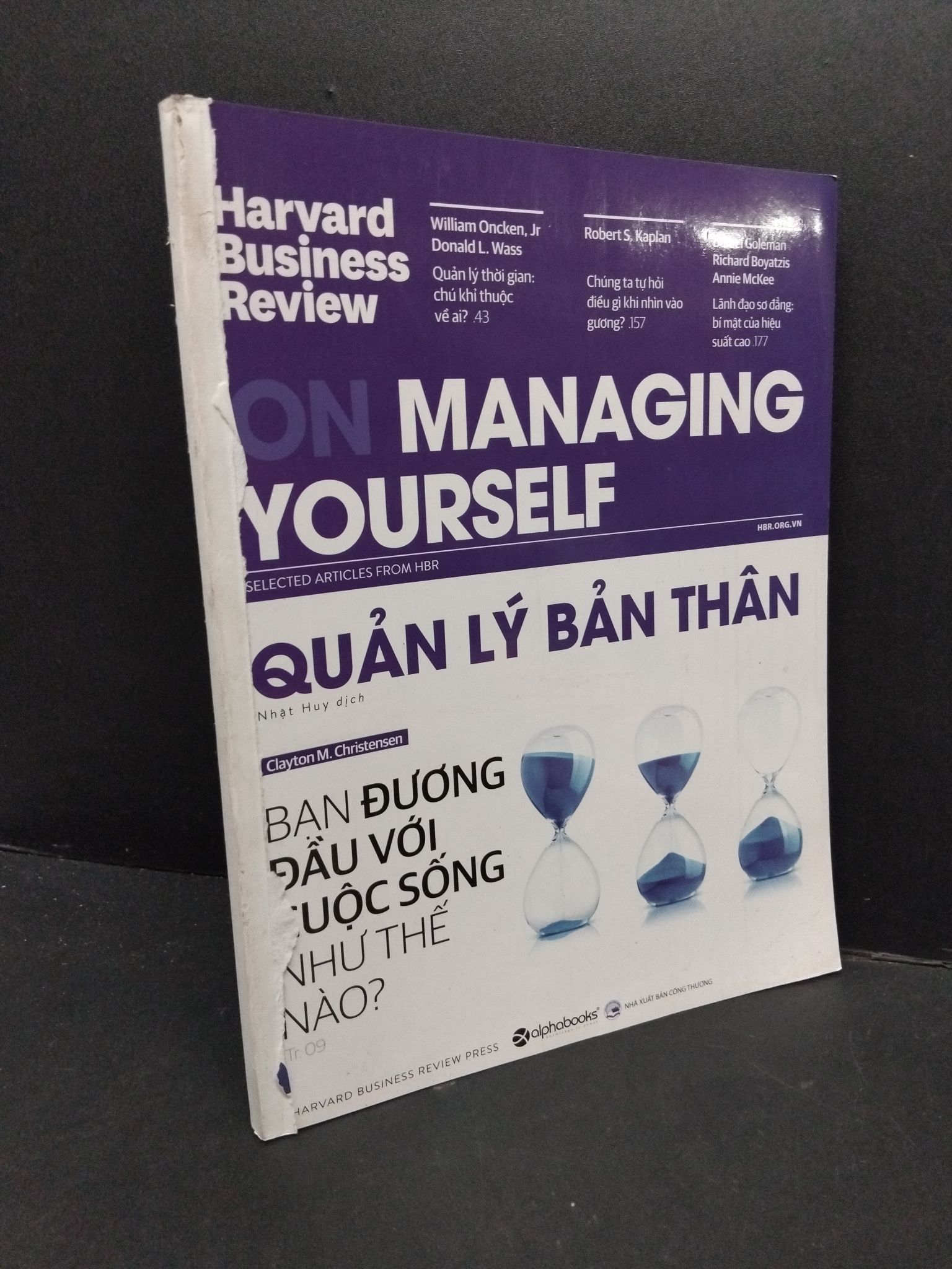 Quản lý bản thân - Harvard Business Review mới 80% rách gáy 2019 HCM2809 Clayton M. Christensen KỸ NĂNG