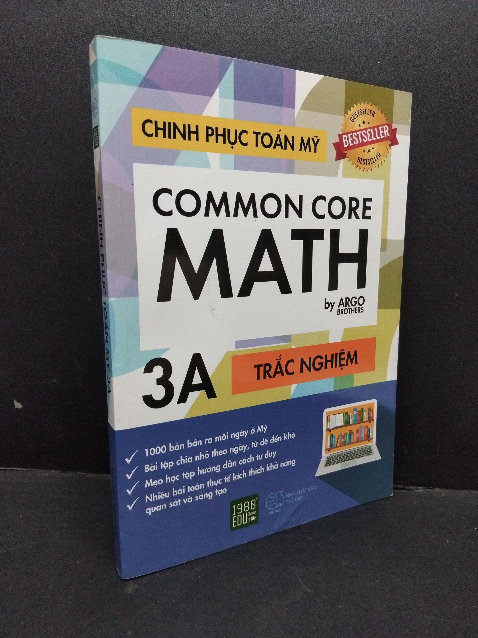 Chinh phục toán Mỹ 3A mới 80% bẩn ố nhẹ 2018 HCM1710 GIÁO TRÌNH, CHUYÊN MÔN