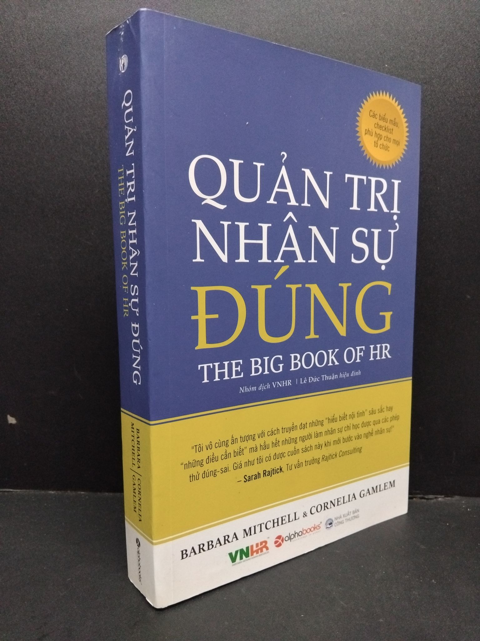 Quản trị nhân sự đúng mới 90% bẩn nhẹ 2019 HCM1410 Barbara Mitchell & Cornelia Gamlem QUẢN TRỊ