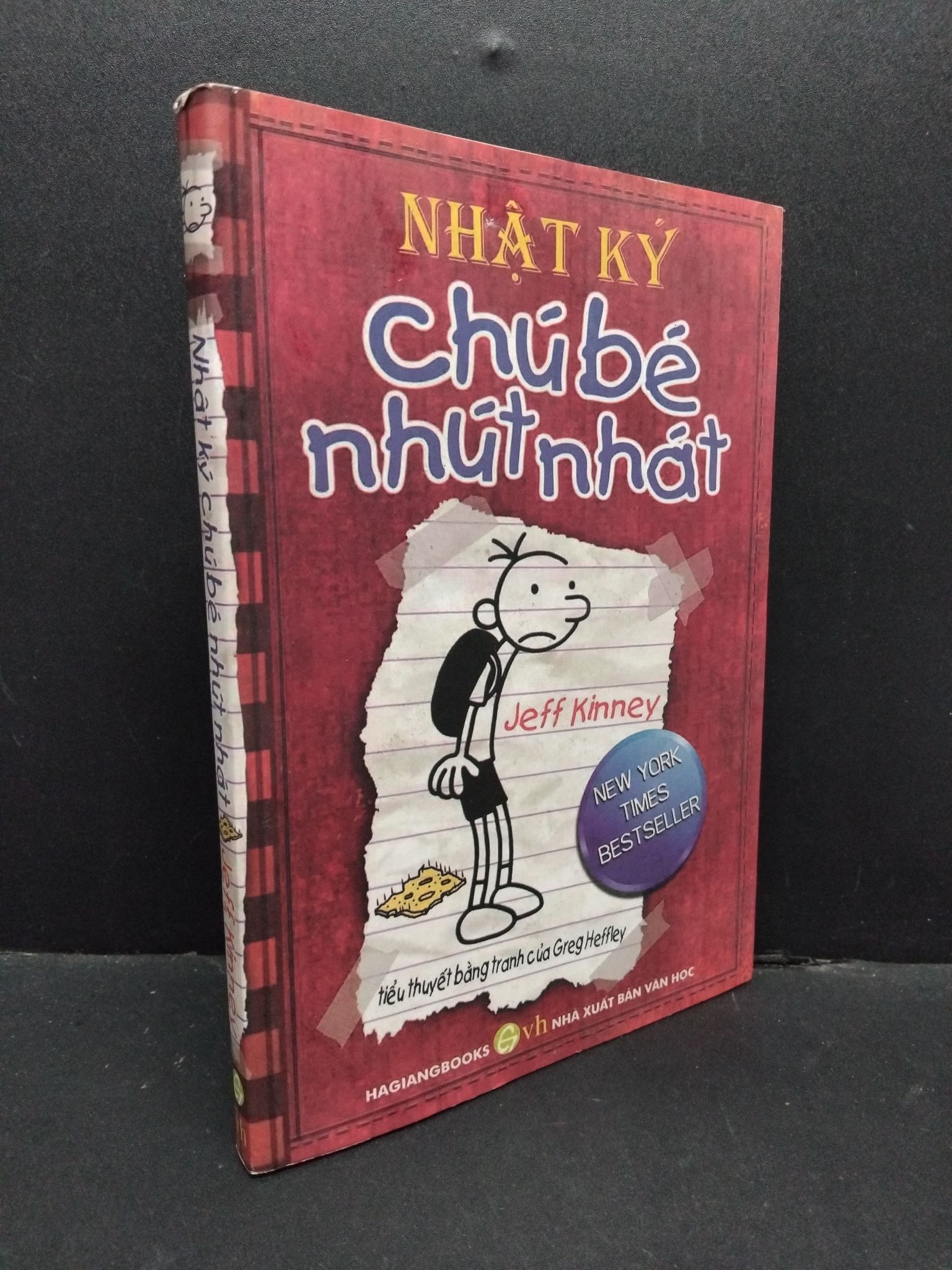 Nhật ký chú bé nhút nhát Jeff Kinney mới 80% bẩn bìa, tróc gáy nhẹ 2014 HCM.ASB3010