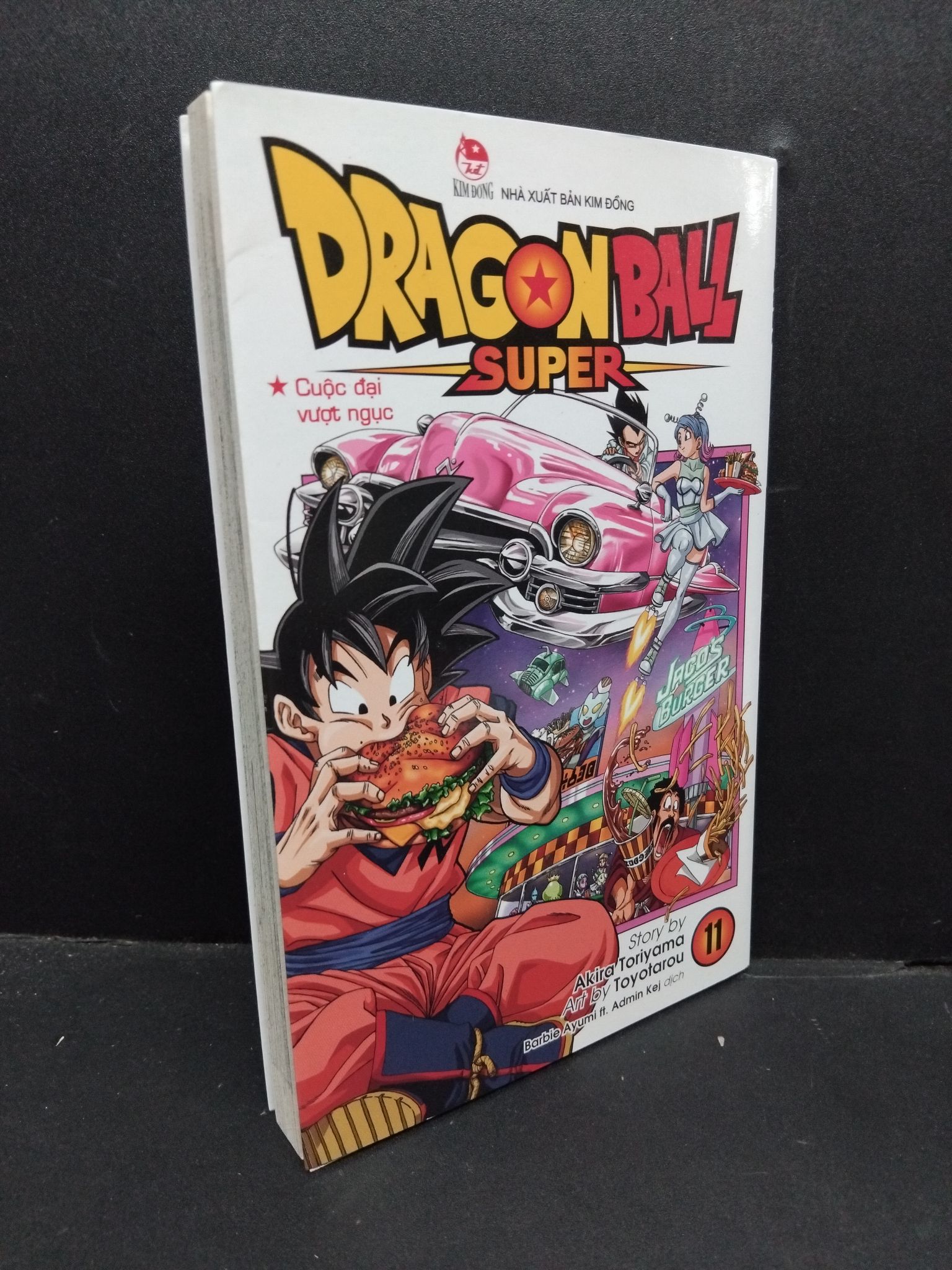 Dragon ball super tập 11 Cuộc đại vượt ngục Akira Toriyama & Toyotarou mới 90% ố nhẹ 2022 HCM.ASB0711