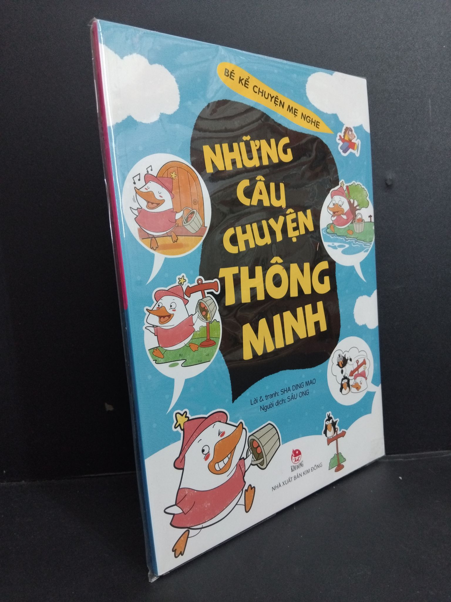 Bé kể chuyện mẹ nghe những câu chuyện thông minh Sha Dinh Mao mới 100% HCM.ASB0911