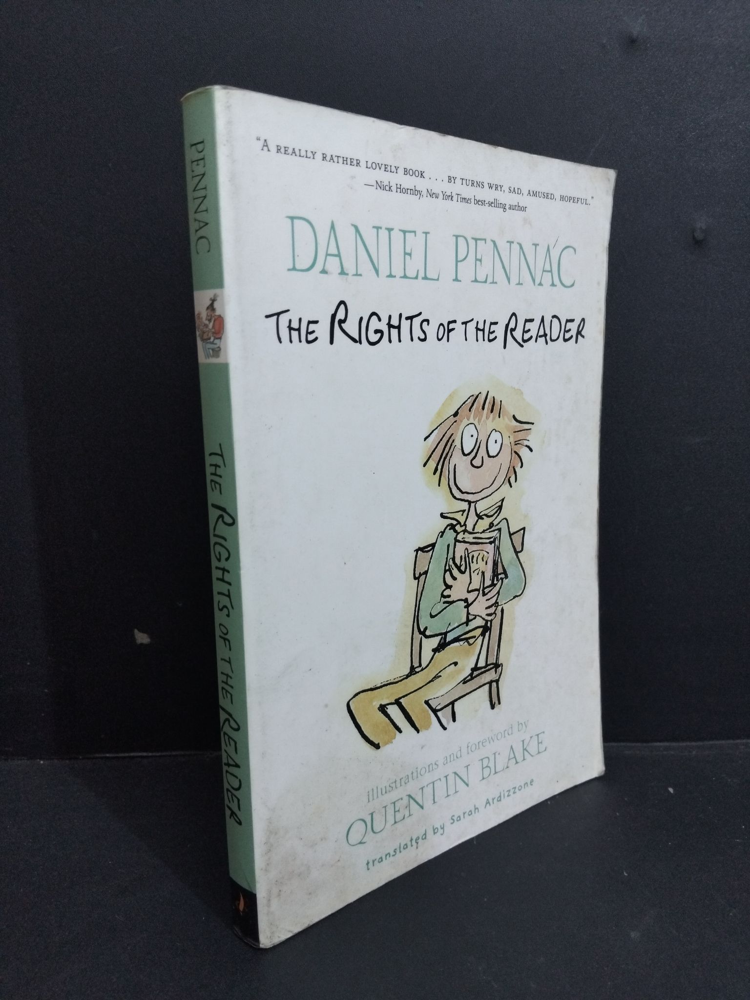 The rights of the reader mới 80% bẩn bìa, ố vàng, tróc gáy nhẹ HCM2811 Daniel Pennac HỌC NGOẠI NGỮ