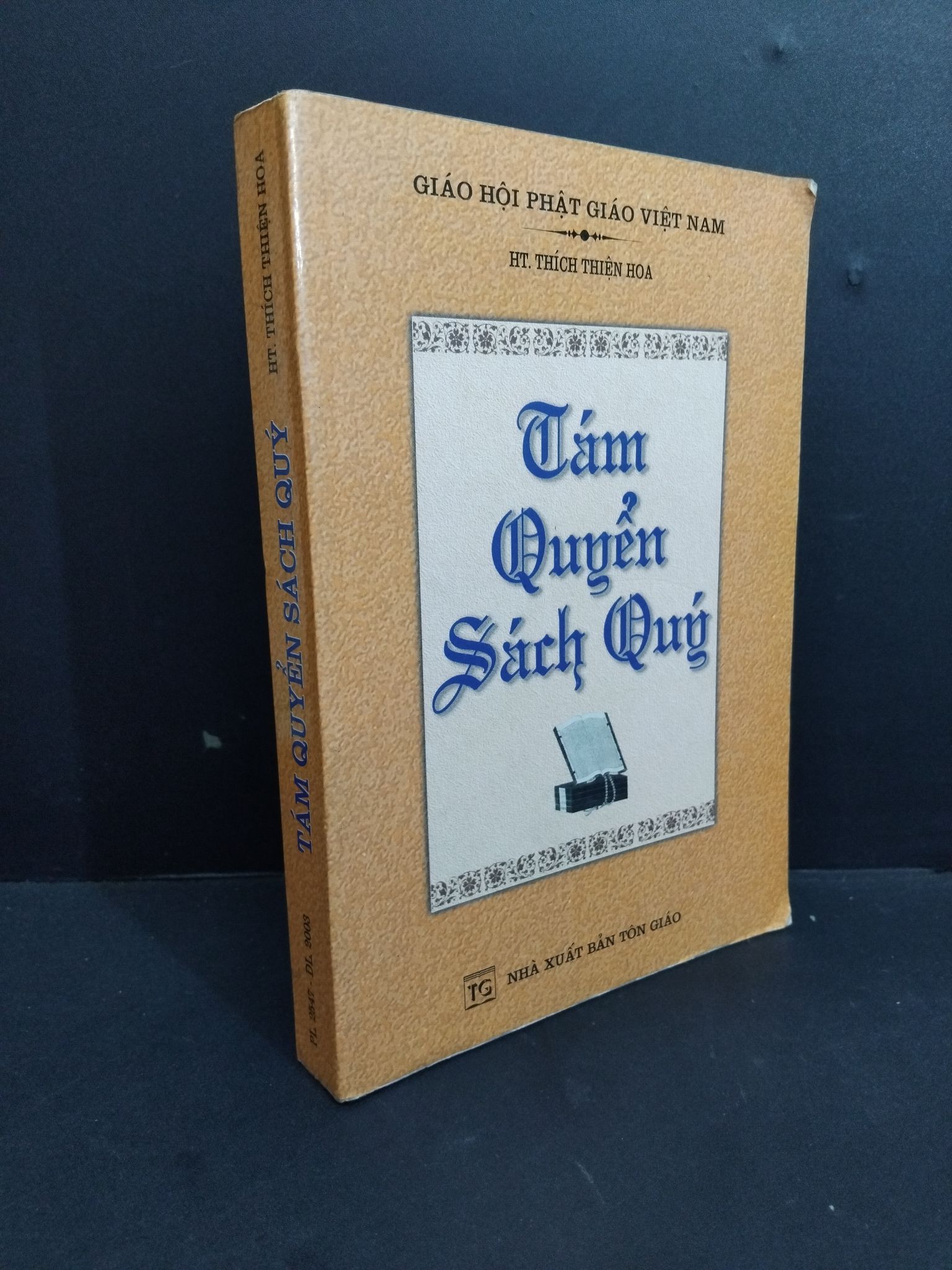 Tám quyển sách quý mới 80% ố có viết nhẹ 2003 HCM2811 HT. Thích Thiện Hoa TÂM LINH - TÔN GIÁO - THIỀN