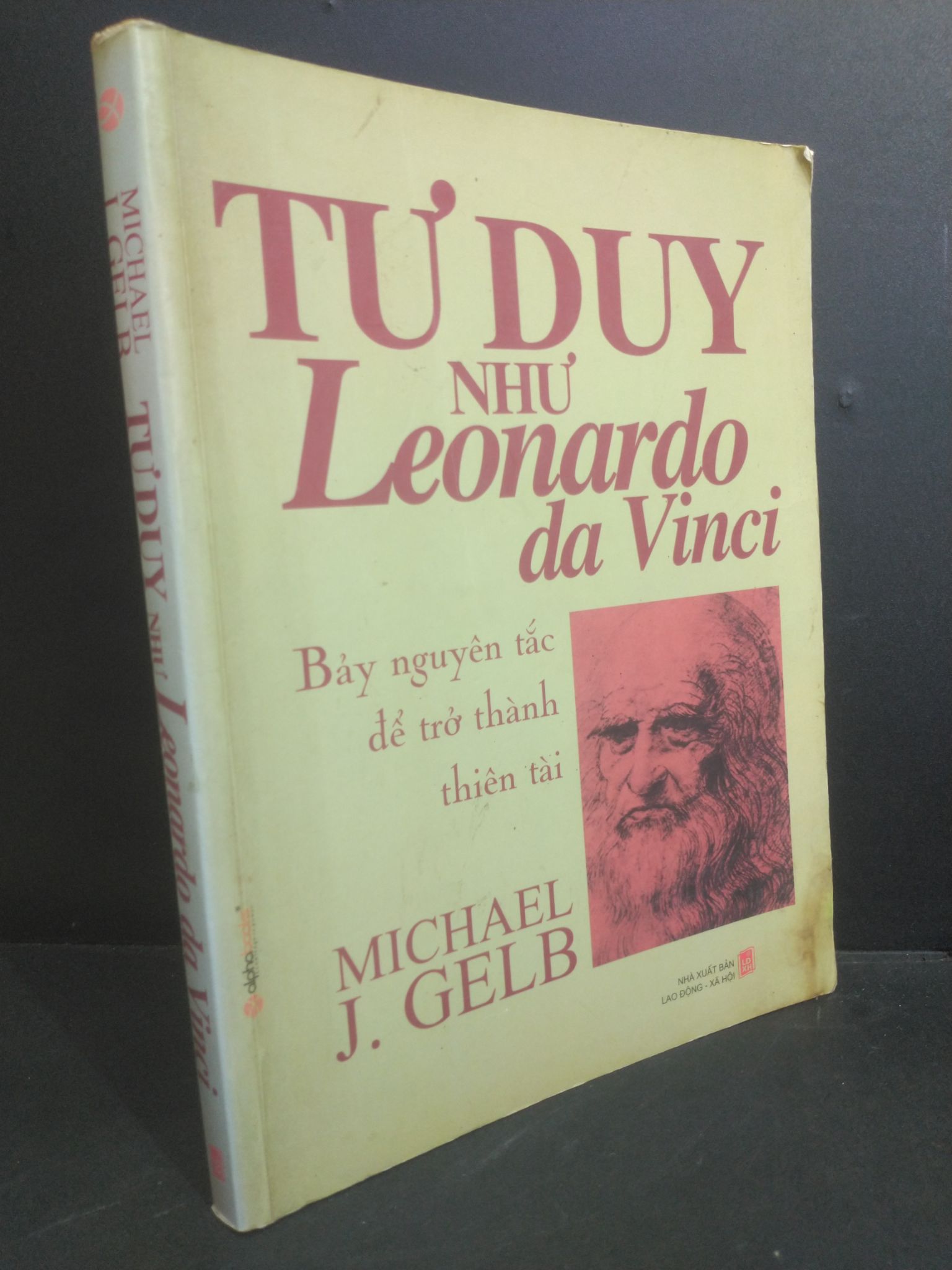 Tư duy như Leonardo da Vinci mới 70% bẩn bìa, ố, ẩm góc sách, tróc bìa, tróc gáy 2008 HCM2811 Michael J.Gelb KỸ NĂNG