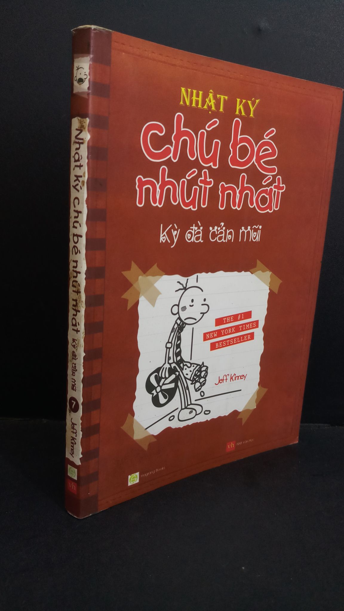 Nhật ký chú bé nhút nhát kỳ đà cản mũi 7 mới 80% bẩn bìa, ố nhẹ, tróc gáy 2015 HCM2811 Jeff Kinney VĂN HỌC