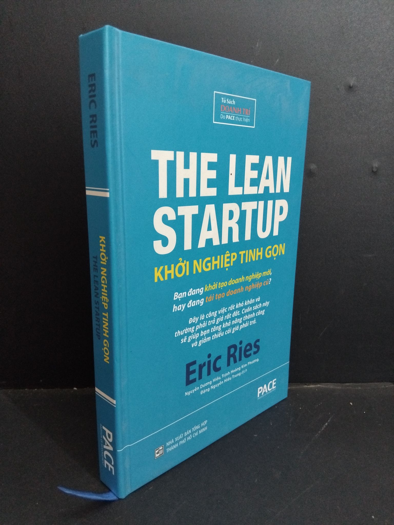 Khởi nghiệp tinh gọn The Lean Startup mới 90% bẩn ố nhẹ, bìa cứng 2020 HCM0612 Eric Ries MARKETING KINH DOANH