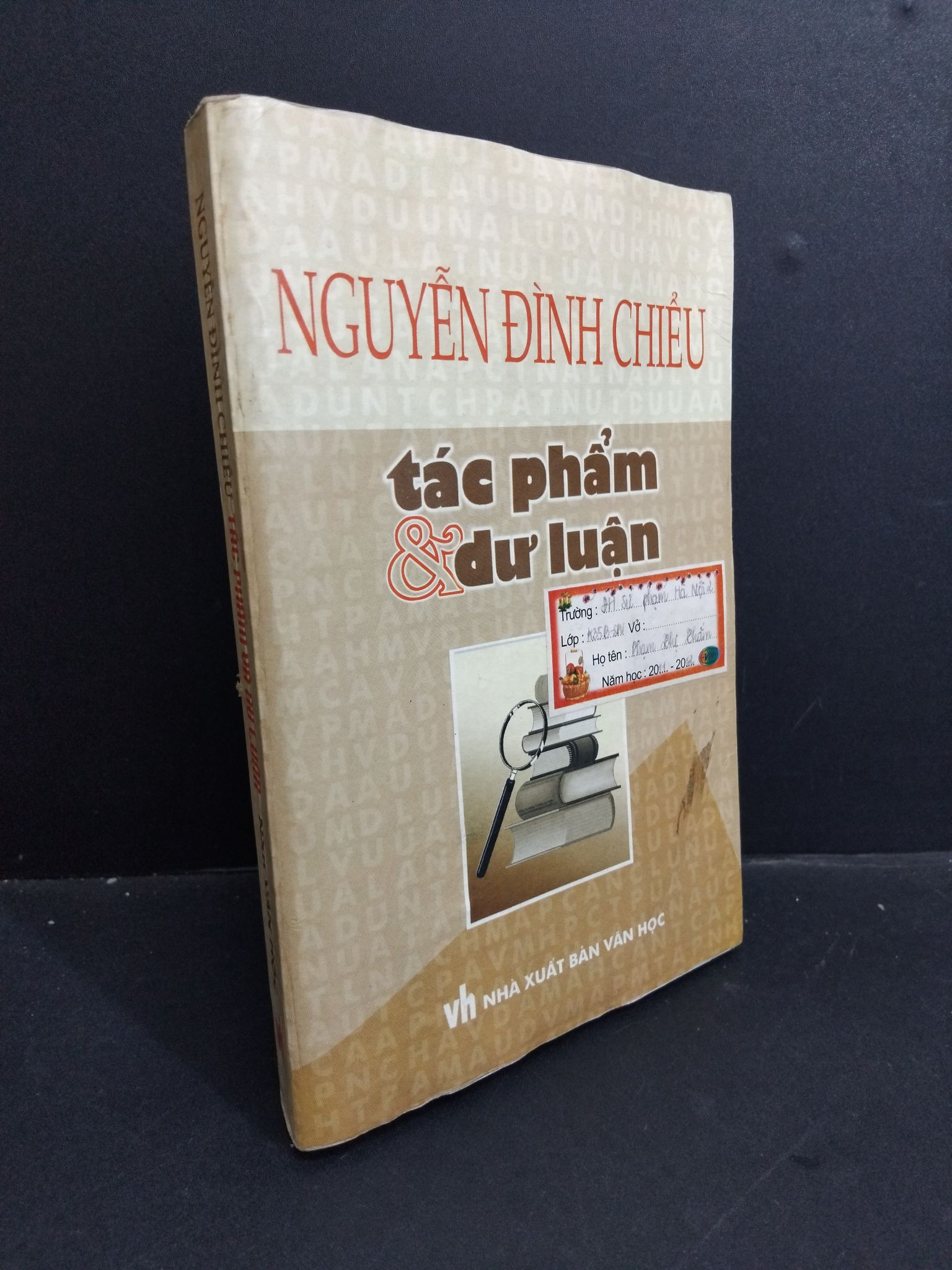 Tác phẩm và dư luận mới 70% ố 2002 HCM0612 Nguyễn Đình Chiểu VĂN HỌC