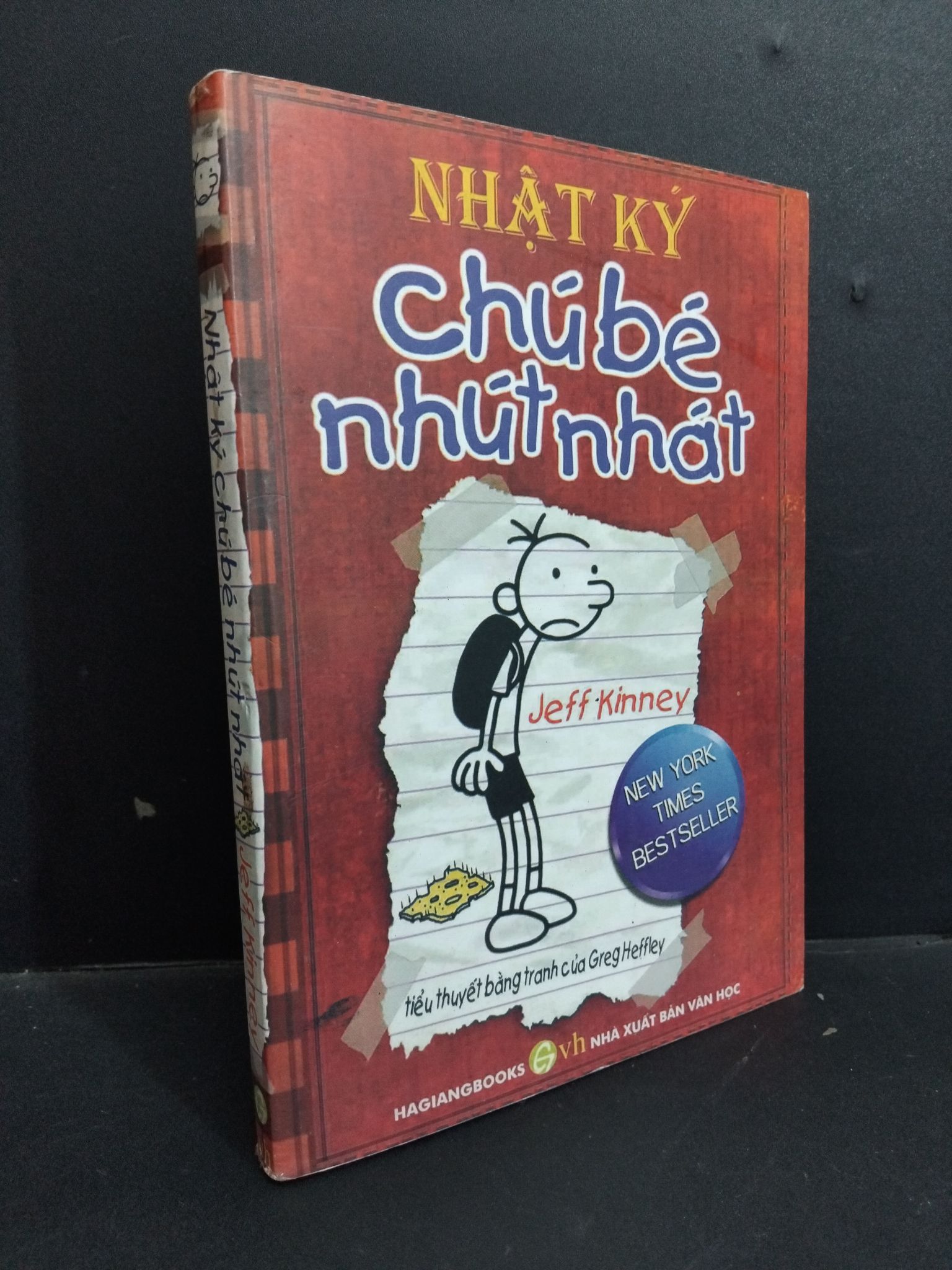 Nhật ký chú bé nhút nhát mới 90% bẩn bìa, ố nhẹ 2012 HCM1712 Jeff Kinney VĂN HỌC