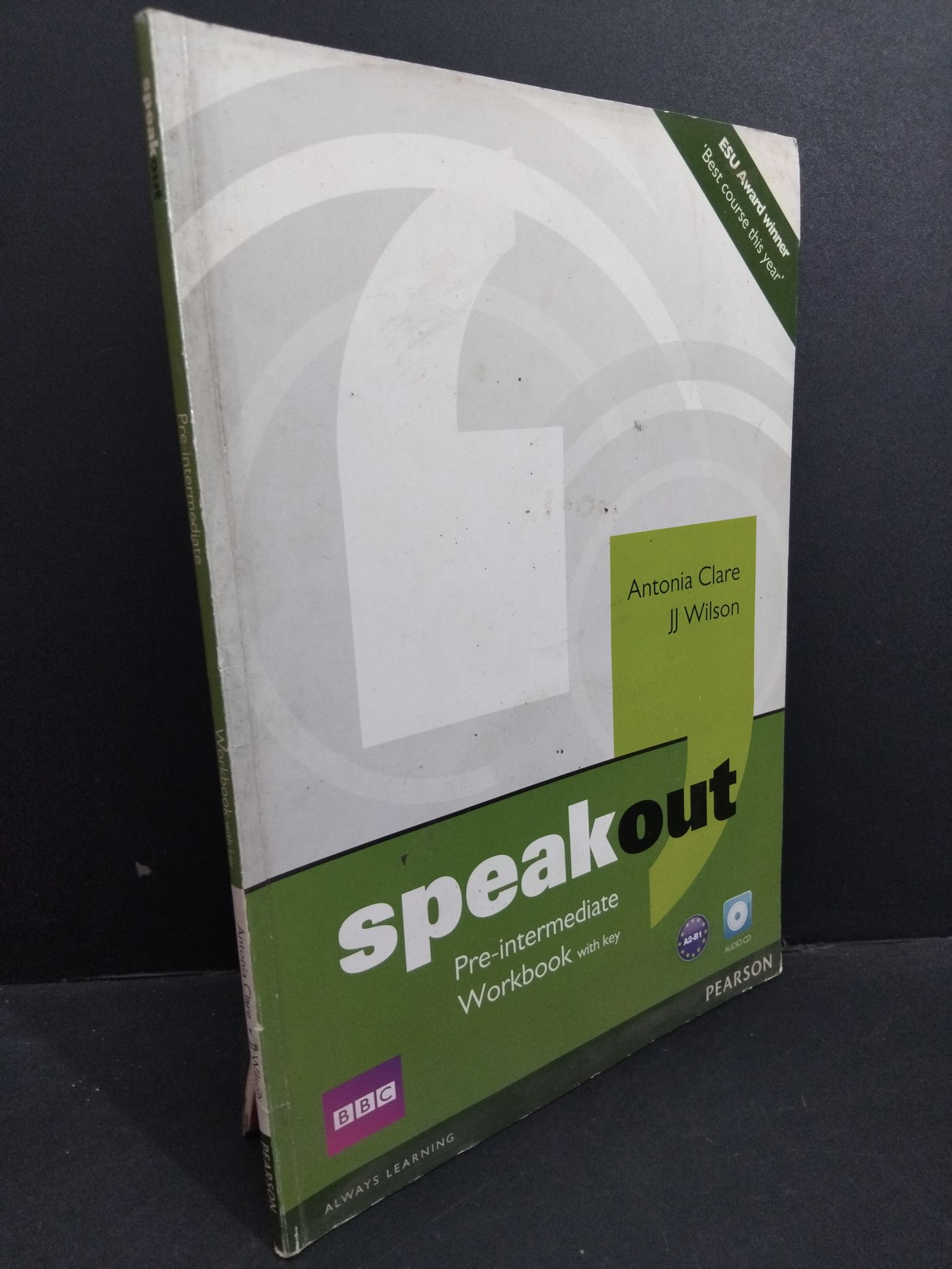 Speakout Pre-intermediate workbook with key (kèm CD) mới 80% bẩn bìa, ố nhẹ, tróc bìa, tróc gáy HCM2811 Antonia Clare, JJ Wilson HỌC NGOẠI NGỮ