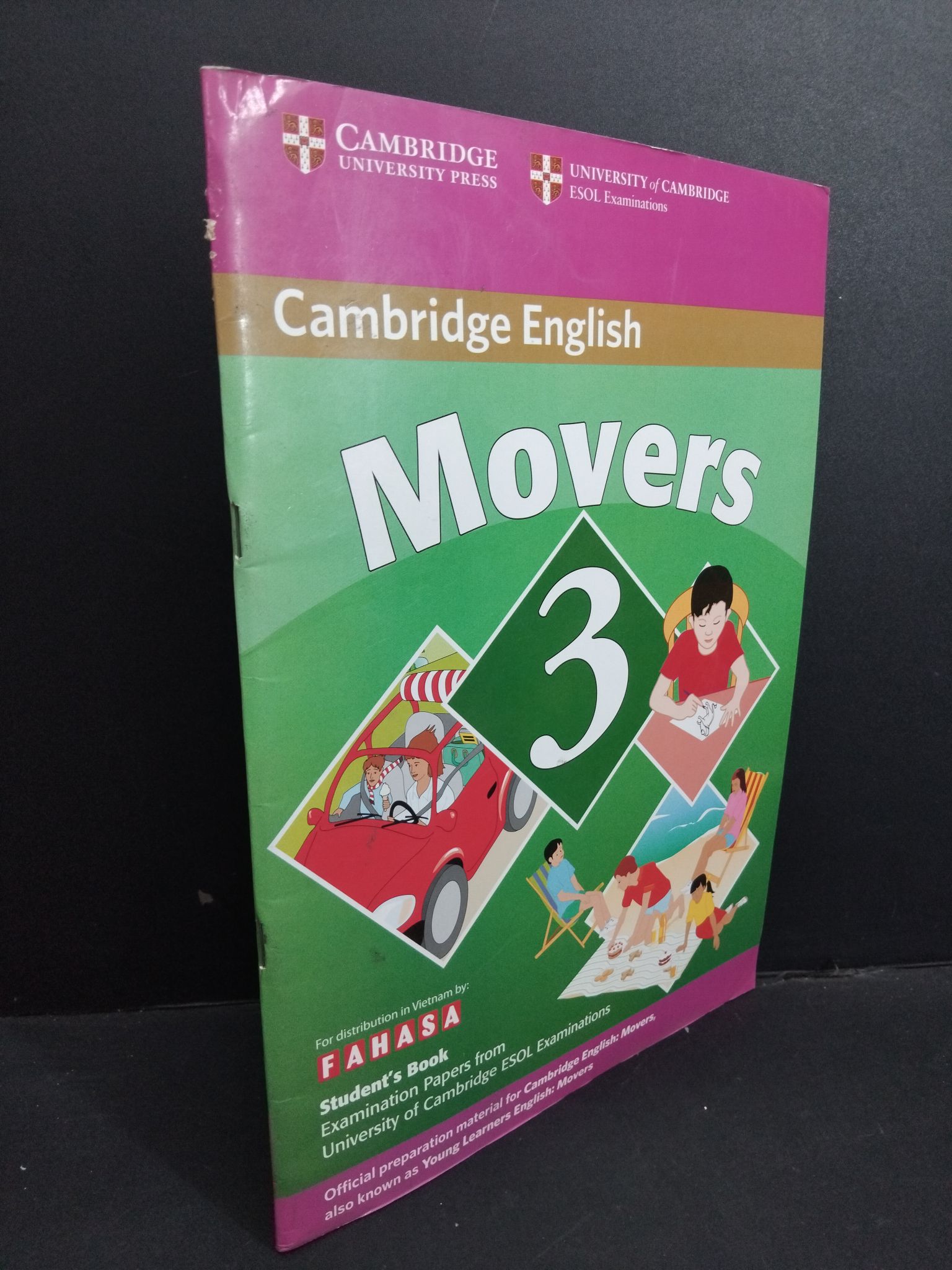 Cambridge young learners English test Cambridge Movers 3 mới 80% bẩn bìa, ố nhẹ 2019 HCM2811 Cambridge HỌC NGOẠI NGỮ